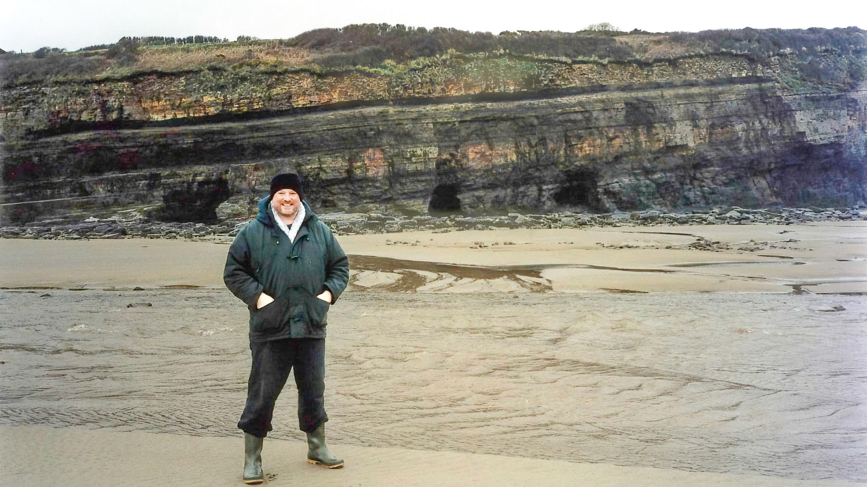 Howard on Tenby beach