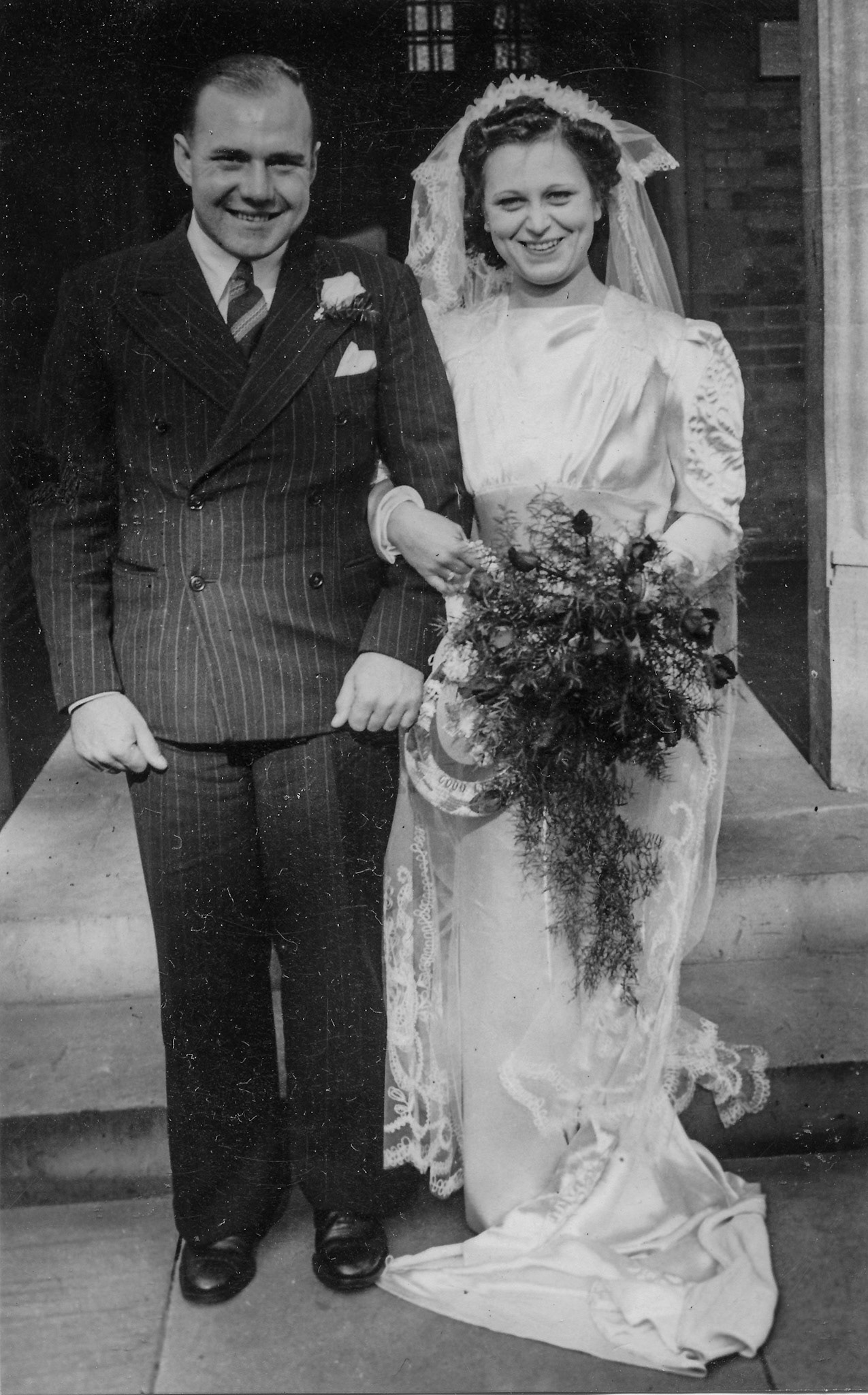 Bill and Edie Hill 1945