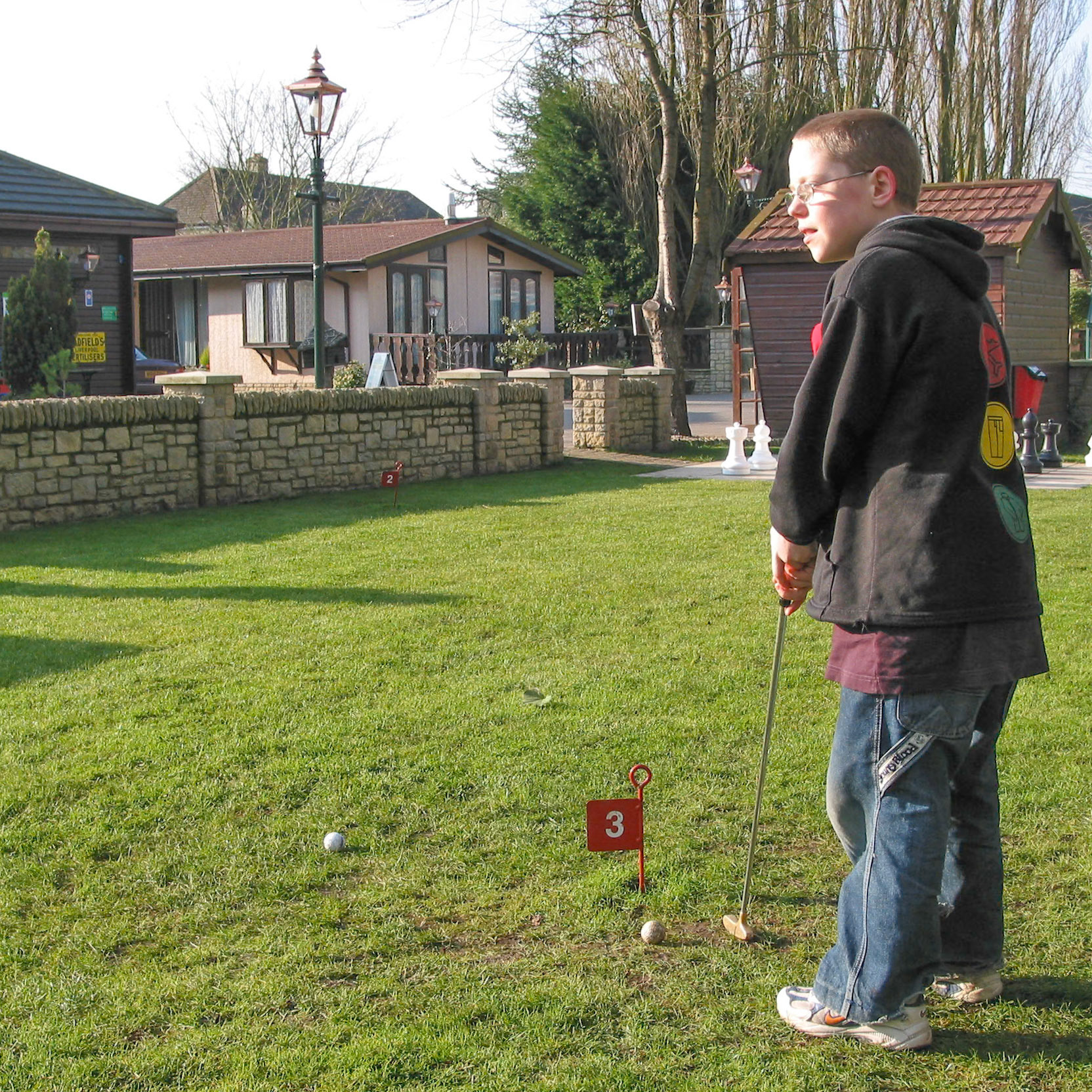 Golfing