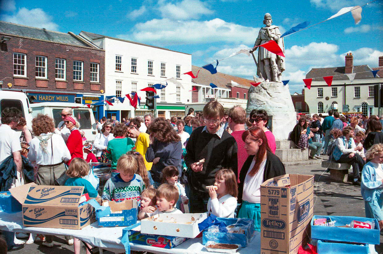 This was VE (Victory in Europe) Day in Wantage
