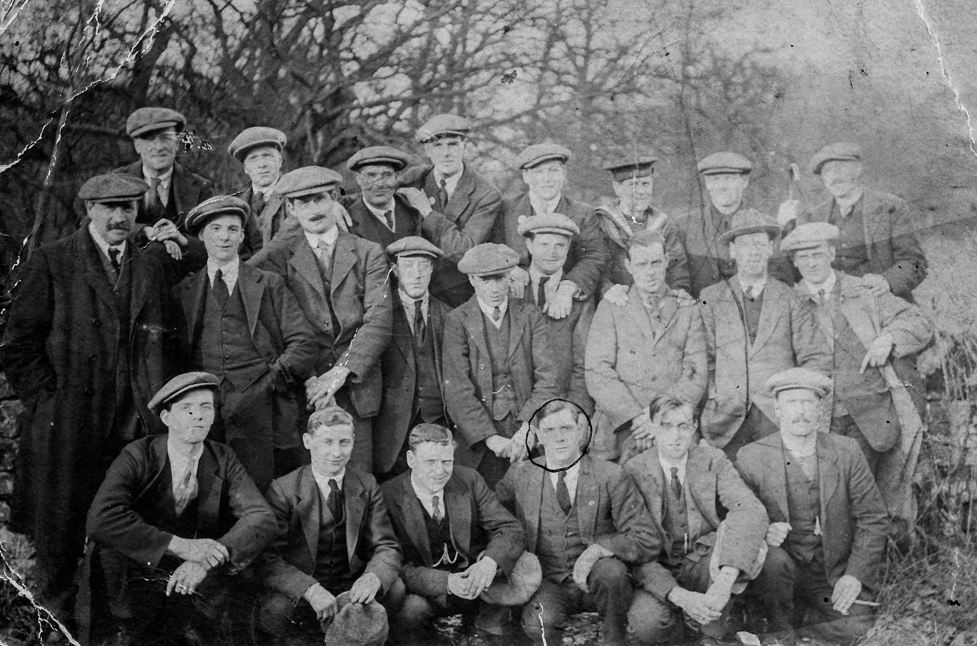 Matthew Thompson Hill and friends. Unknown date.