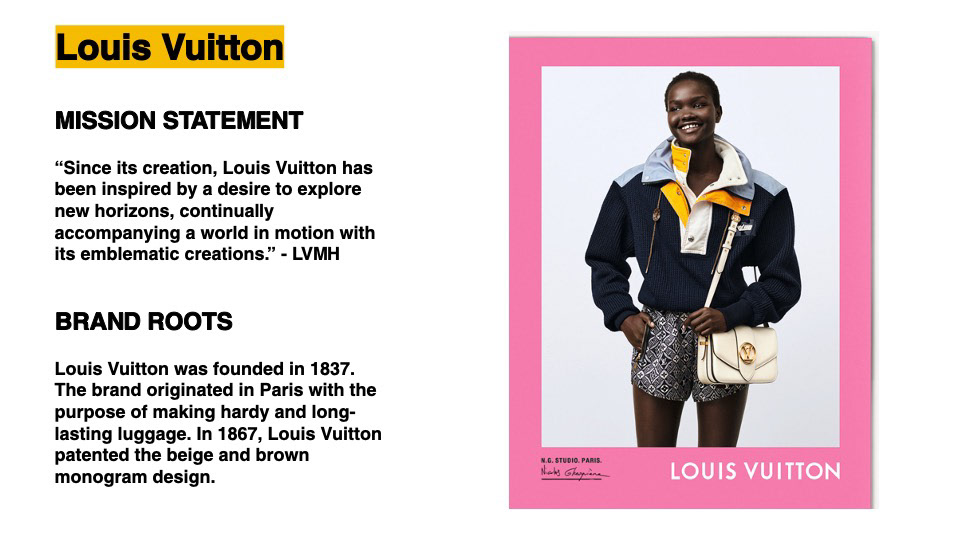 Louis Vuitton Mission Statement