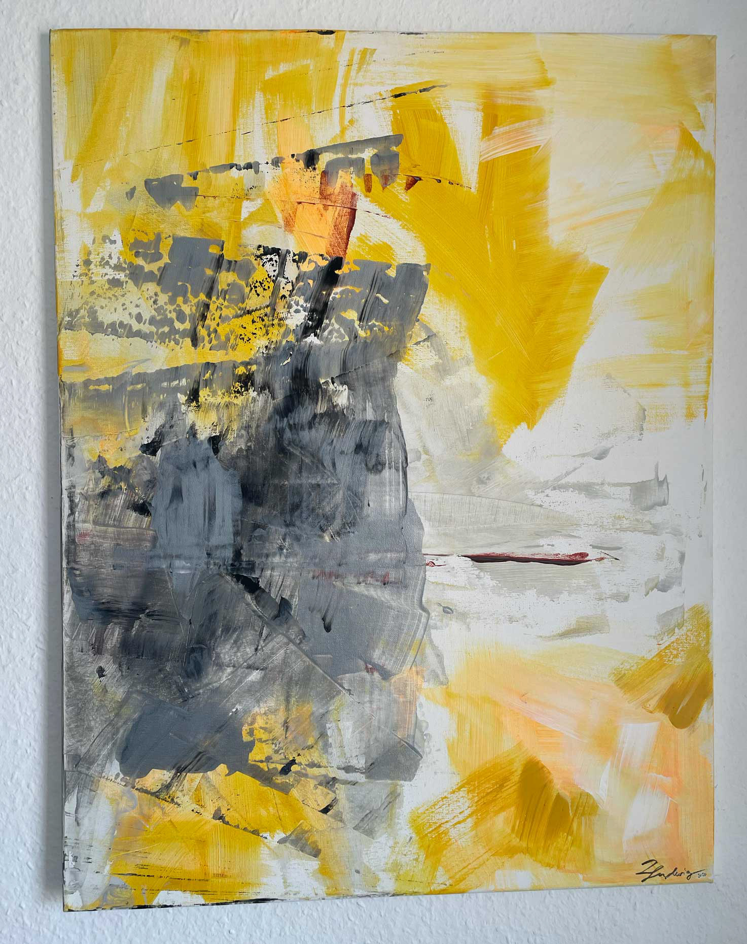 Das Haus am See | 60x80cm | Auftragsarbeit