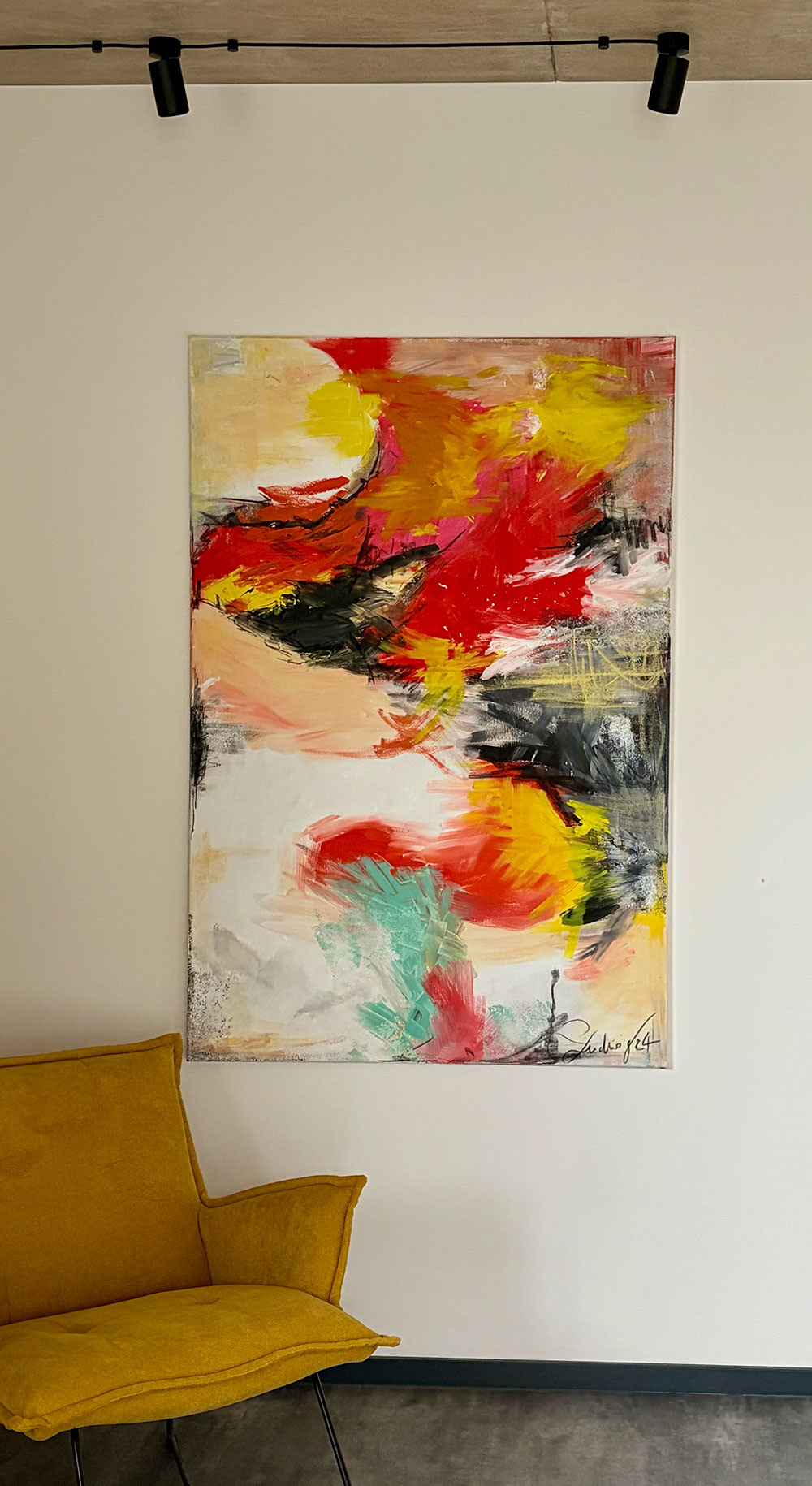 Die rote Phase | 100x150 cm