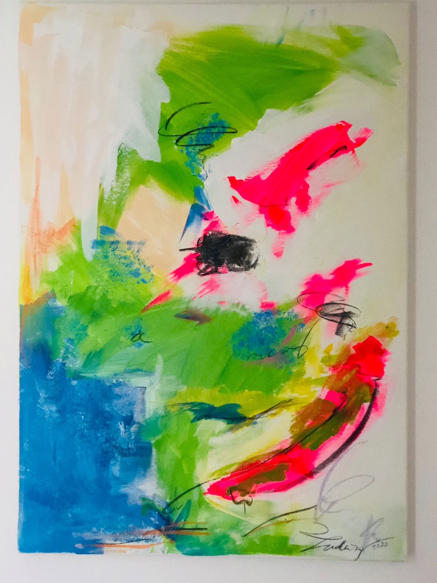 Das Gesicht | 100x70 cm |