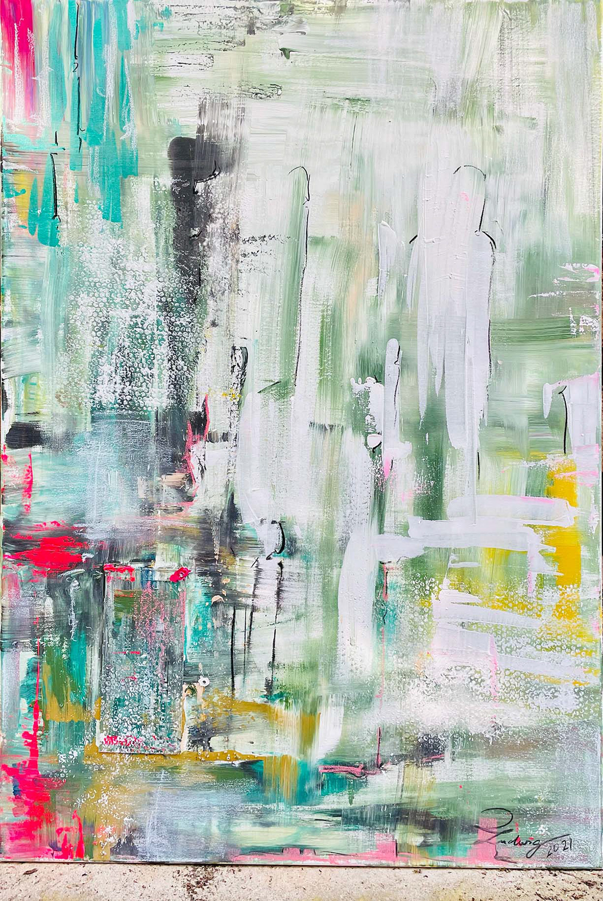 Das Zusammenspiel | 116x80 cm | Auftragsarbeit