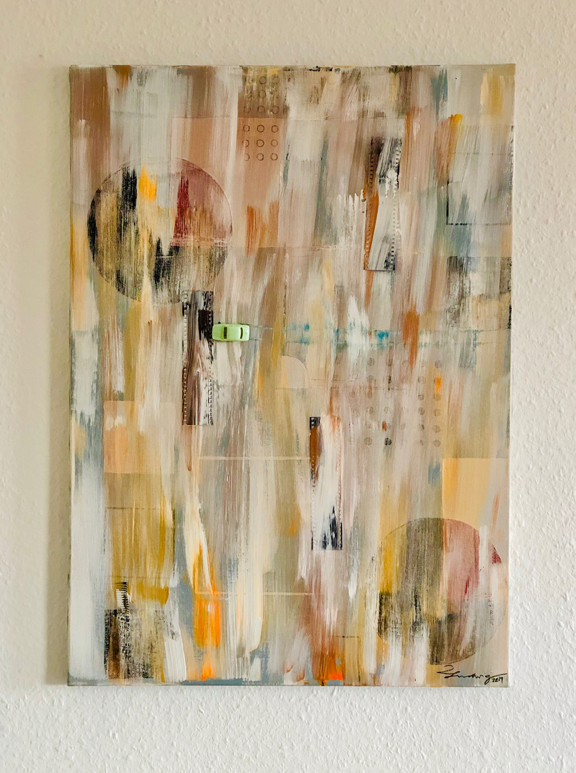 Das Kennenlernen | 70x50 cm | Auftragsarbeit