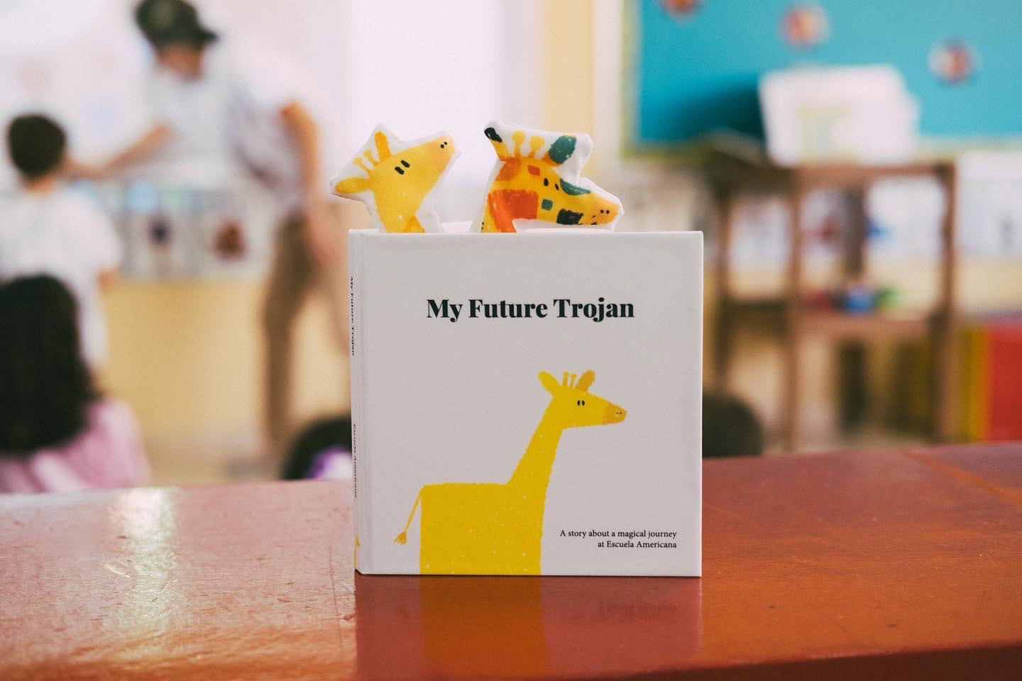 To accompany the experience of reading the book, finger puppets were made!