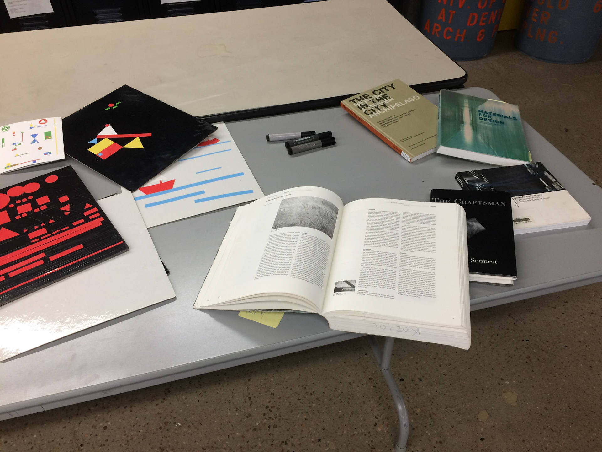 Flattened onto sheets and into books