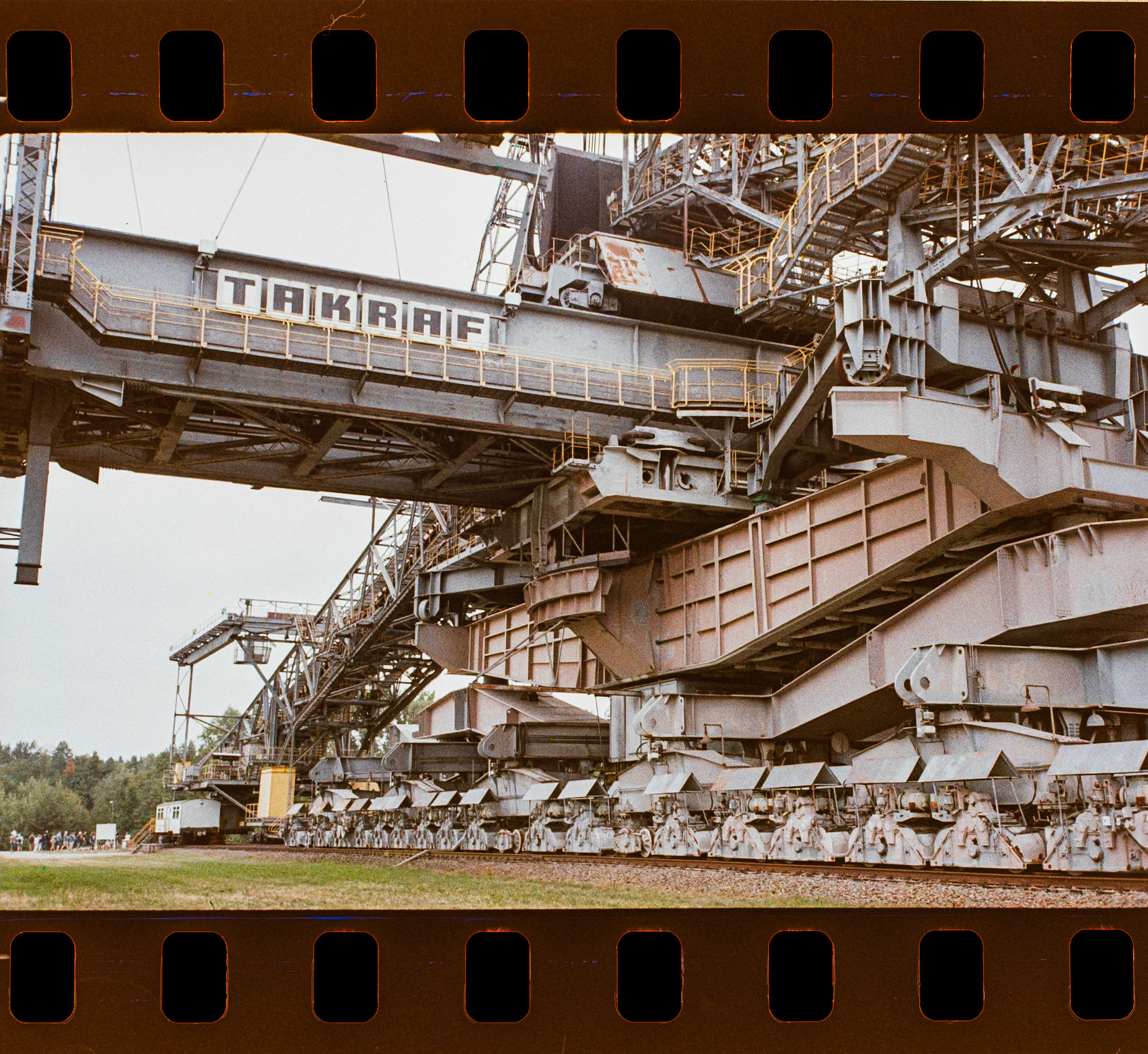 Förderbrücke F60 Braunkohle Lausitz Saxony Germany