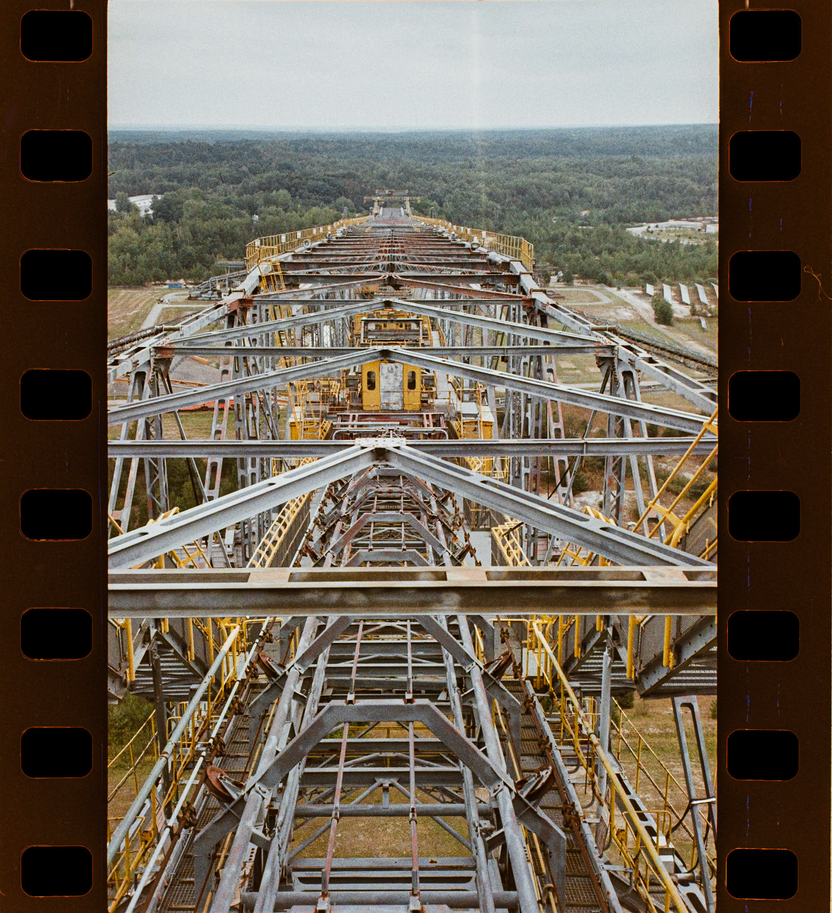 Förderbrücke F60 Braunkohle Lausitz Saxony Germany