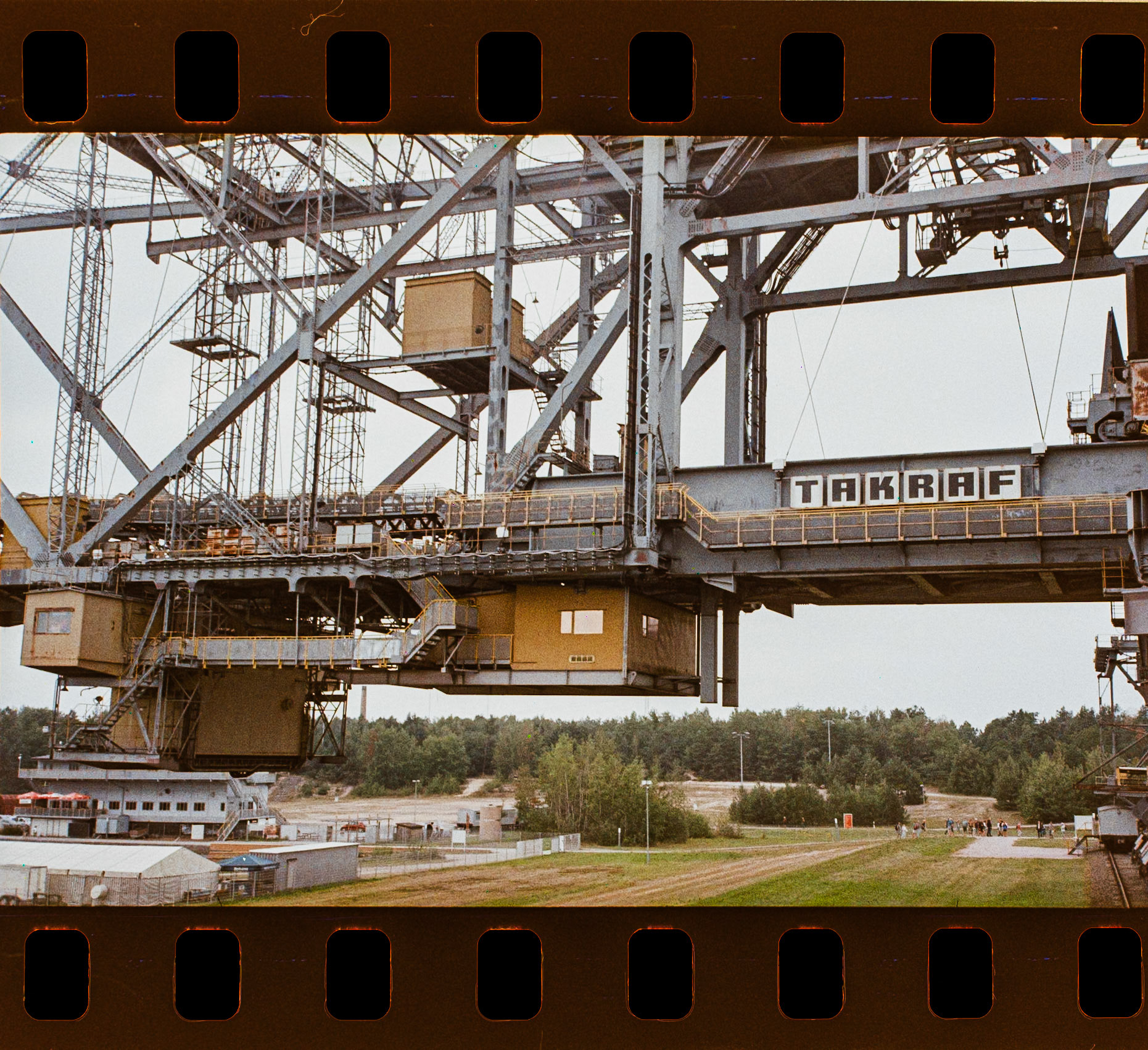 Förderbrücke F60 Braunkohle Lausitz Saxony Germany