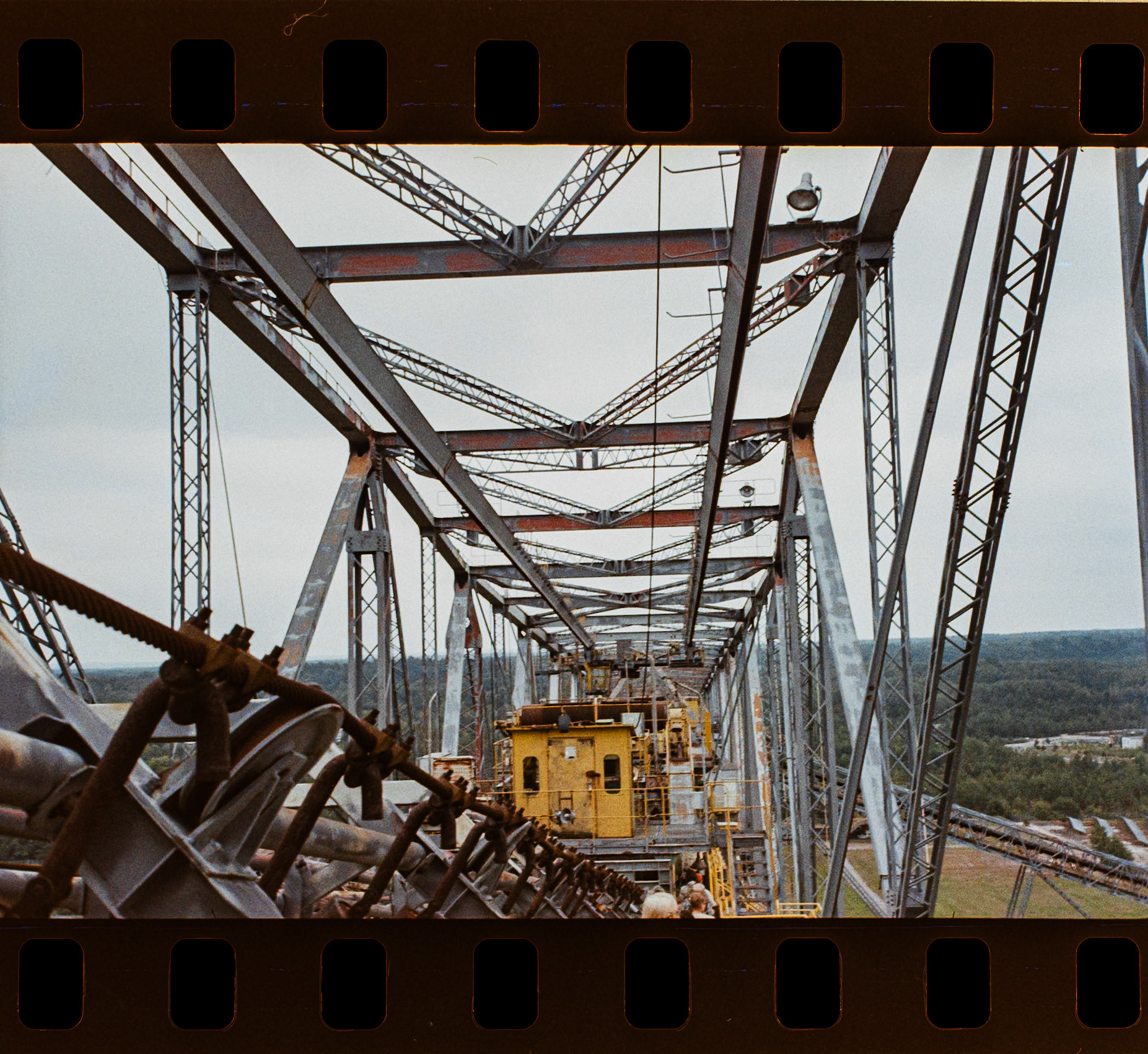 Förderbrücke F60 Braunkohle Lausitz Saxony Germany