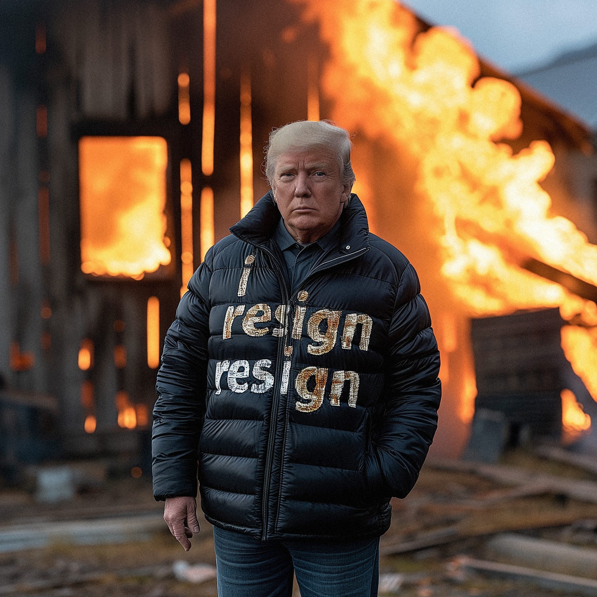 KI-generiertes Bild von Donald Trump !