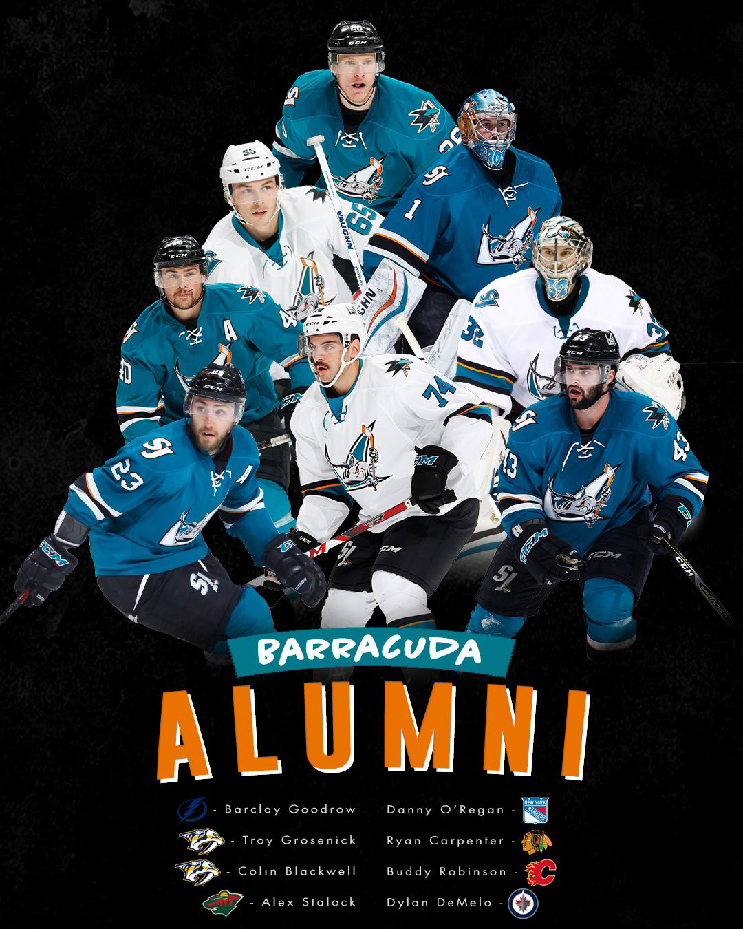 Barracuda Alumni-NHL Playoffs