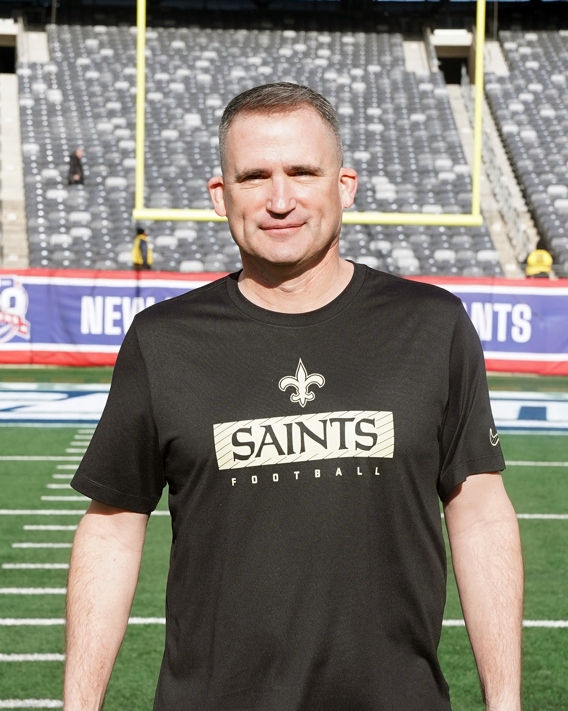 Interim Head Coach New Orleans Saints Darren Rizzi at MetLife 