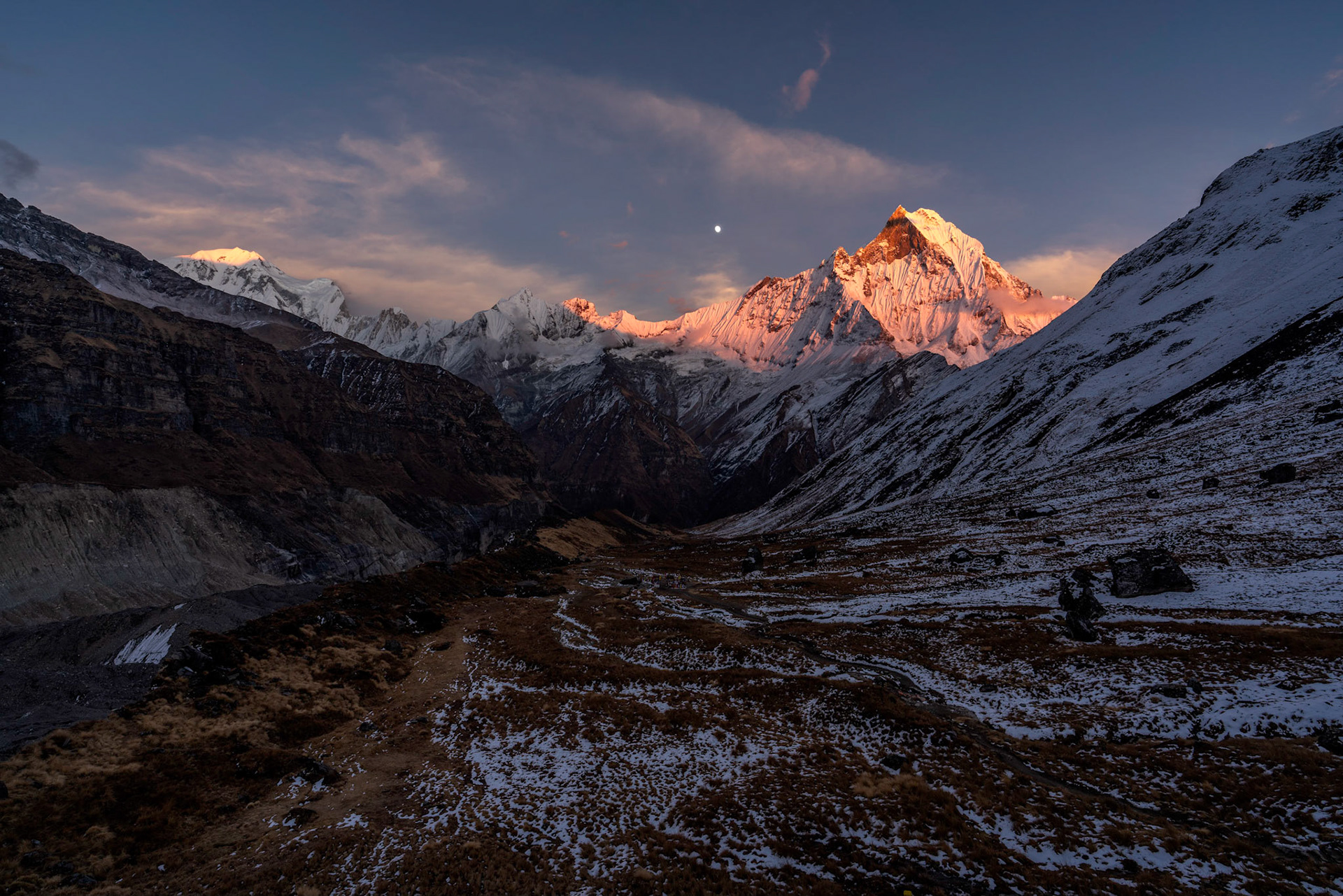 Shot at a lookout spot at Annapurna Base Camp