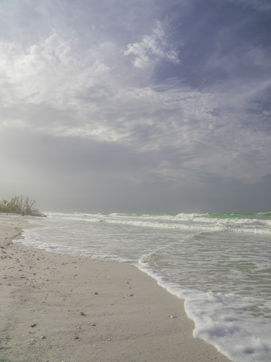 Tigertail Beach on a blustery day