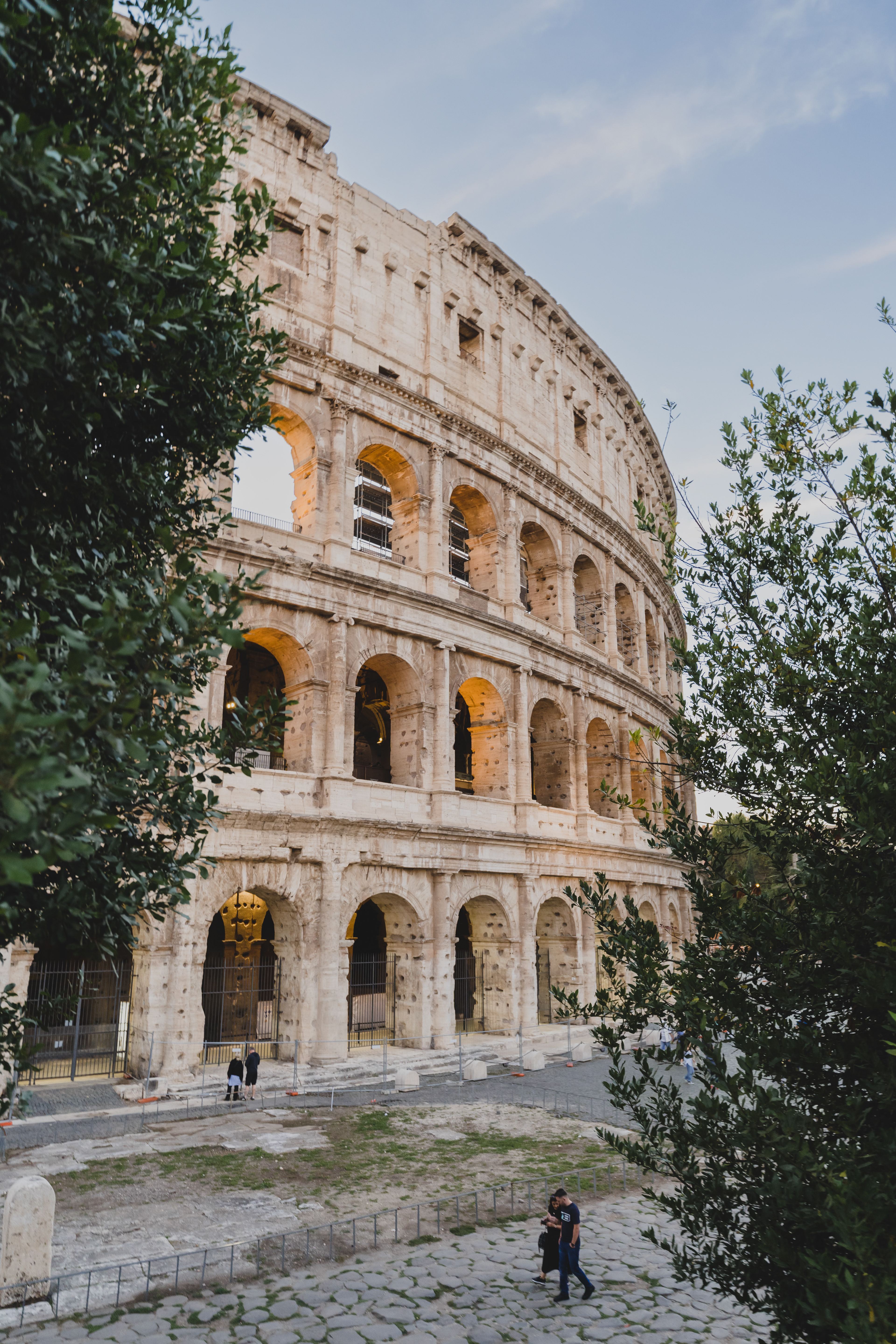 Golden Hour over the colosseum, Rome, Italy