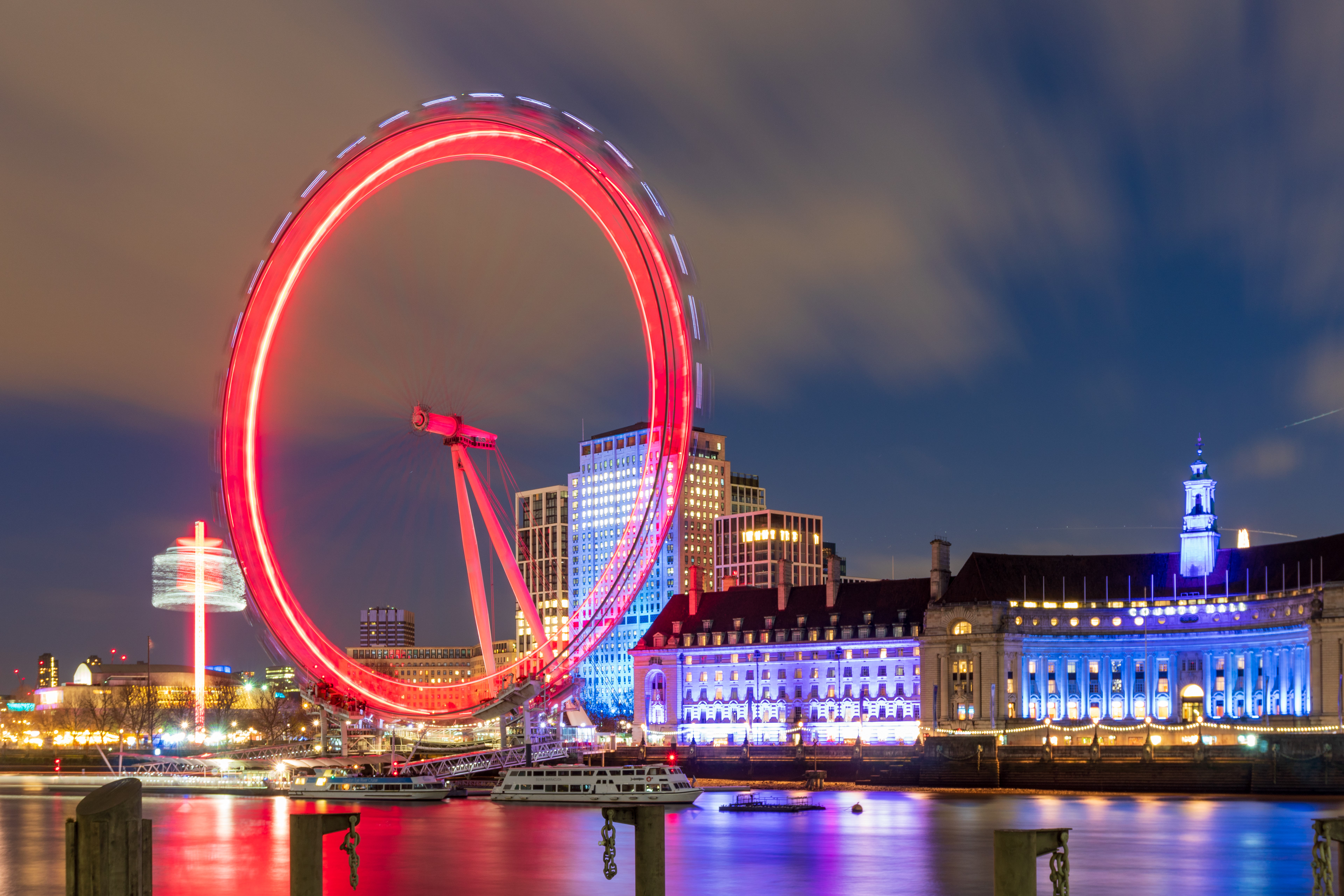 London Eye at night