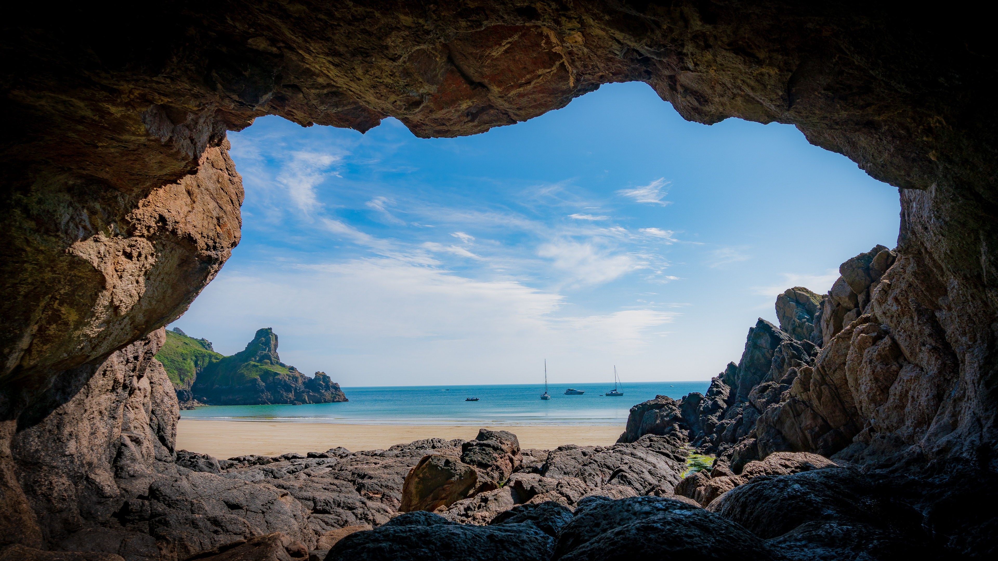 Petit Port Cave, Guernsey 