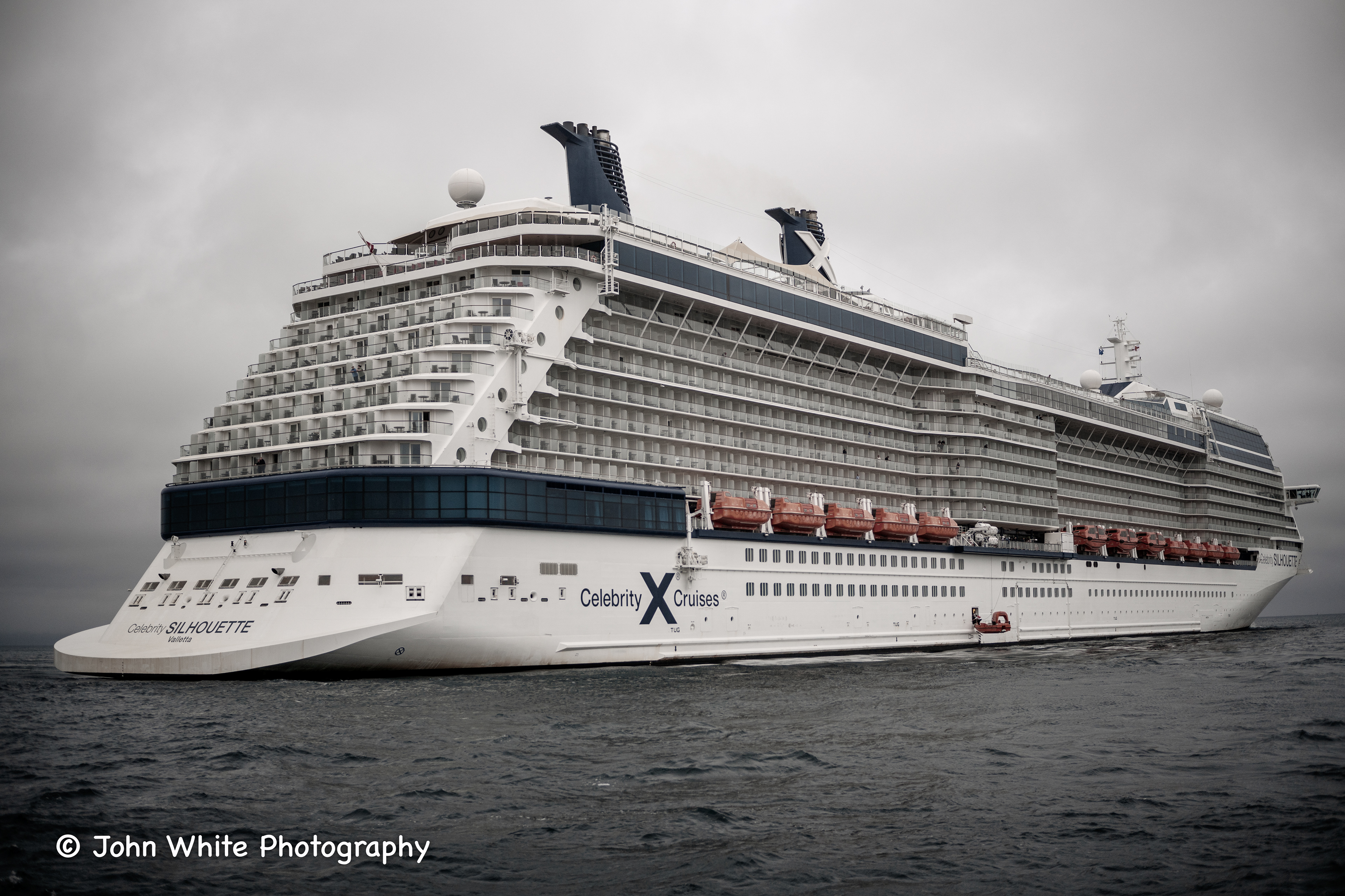 Cruise Ship in the Mist
