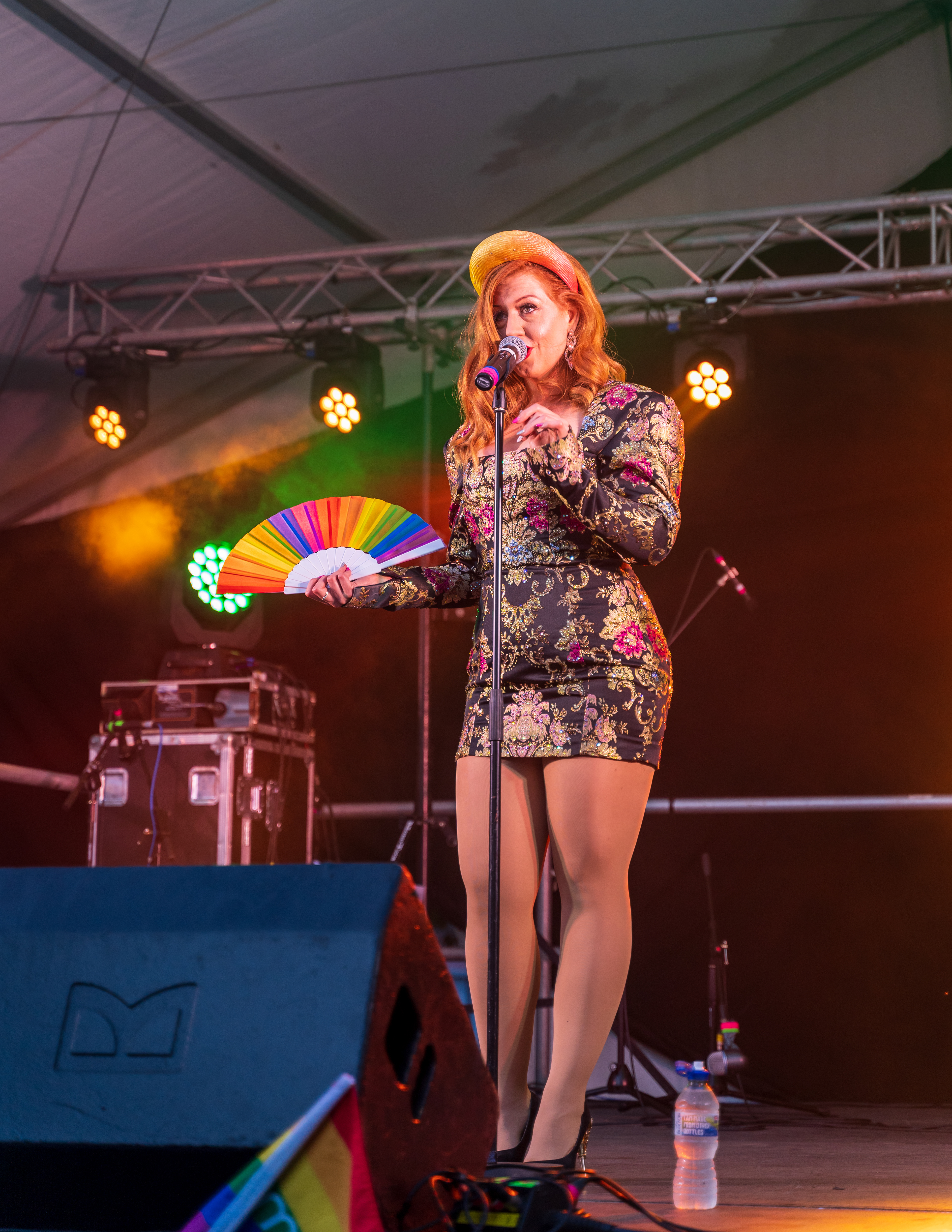 Ivy Paige performing at Pride Guernsey
