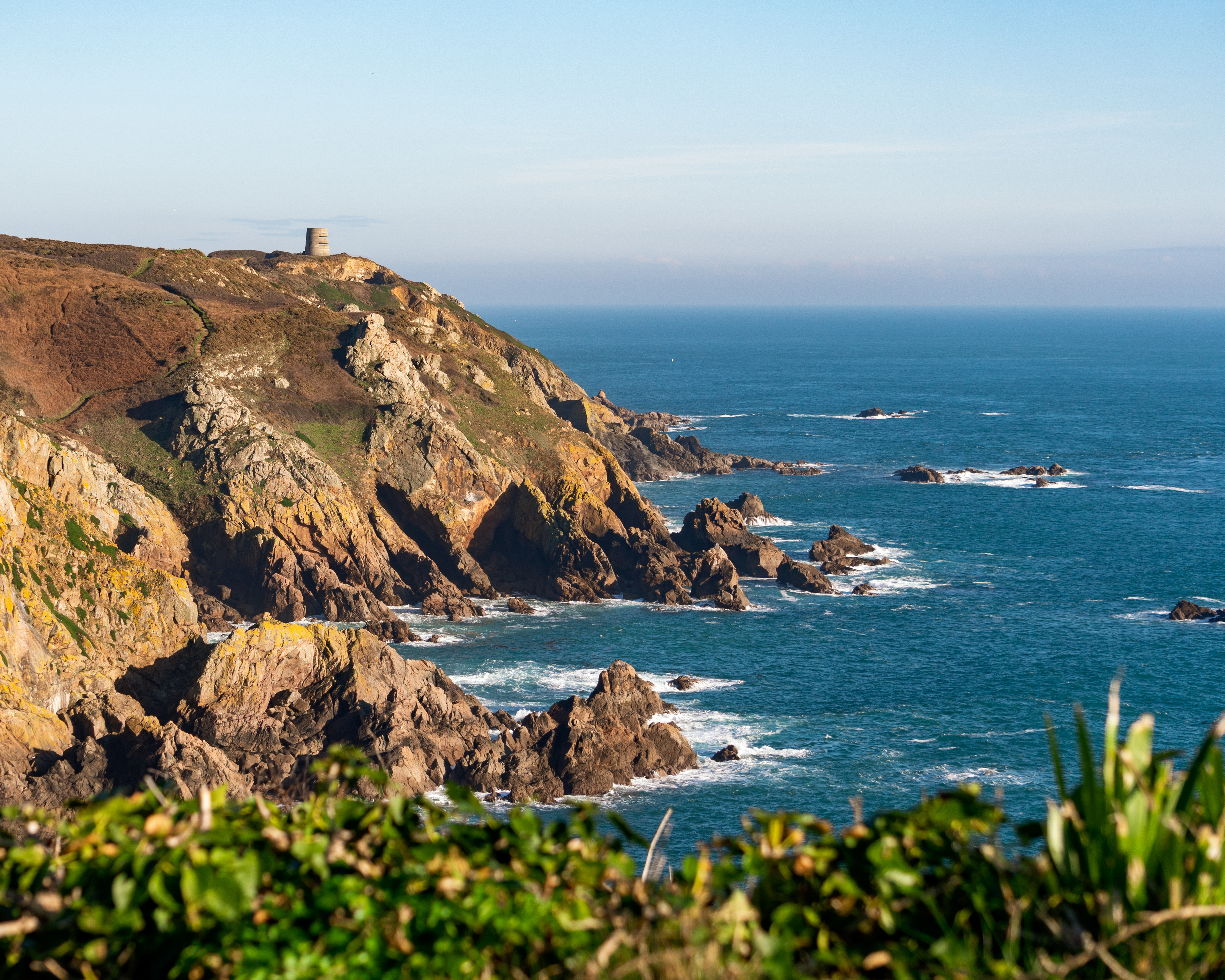 Guernsey South coast cliffs