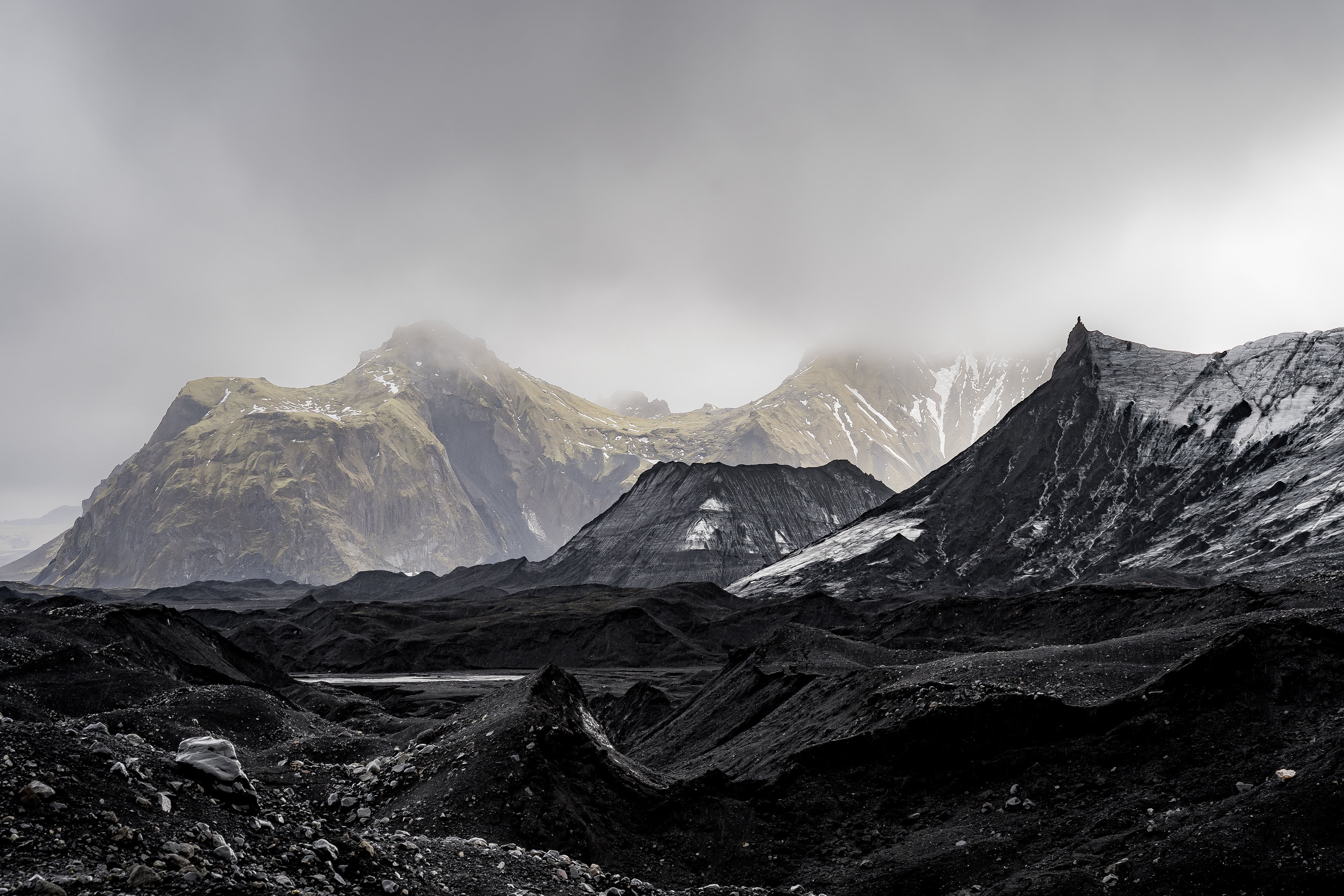 katla mountain range in Iceland