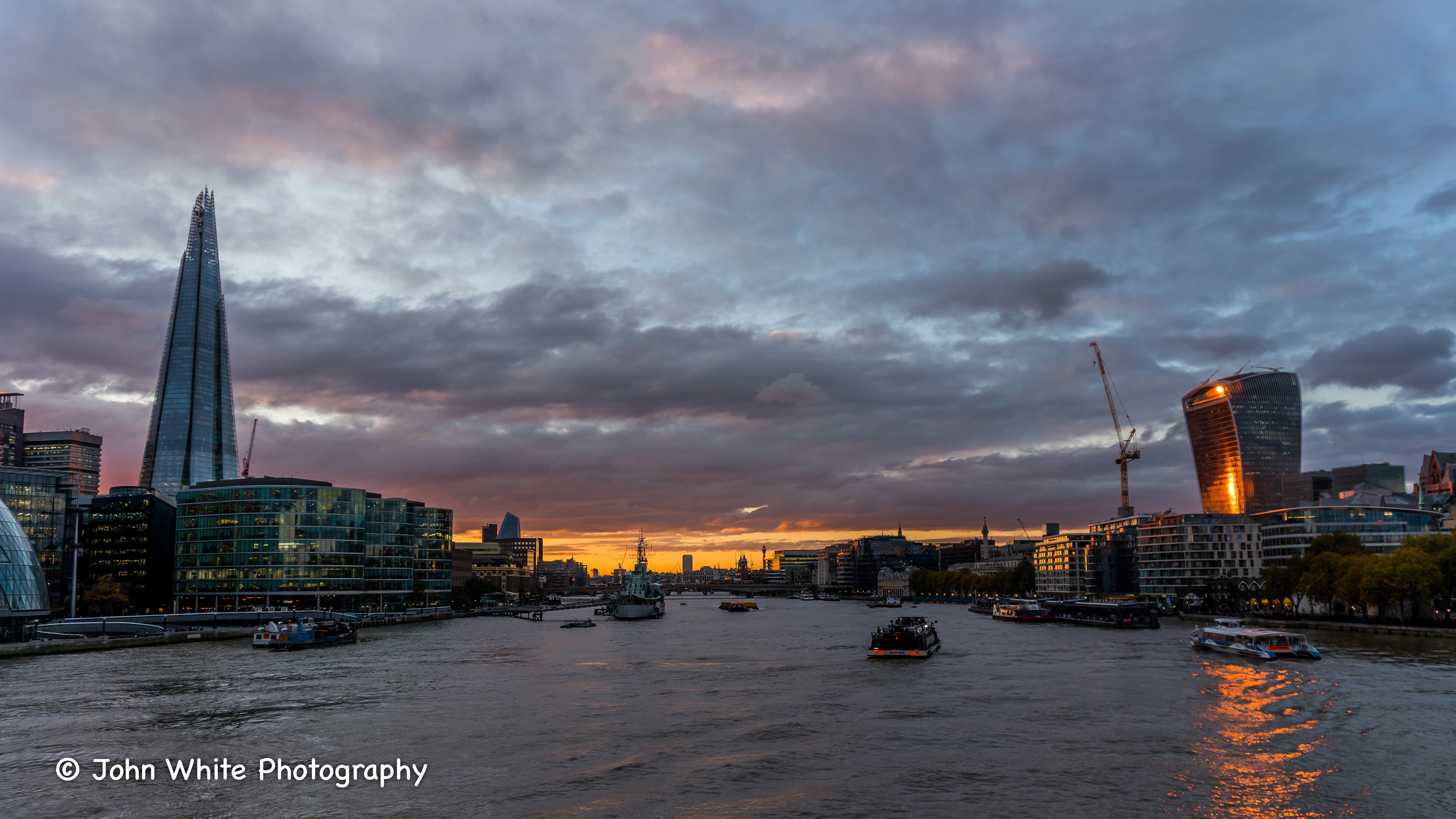 Sunset on the Thames