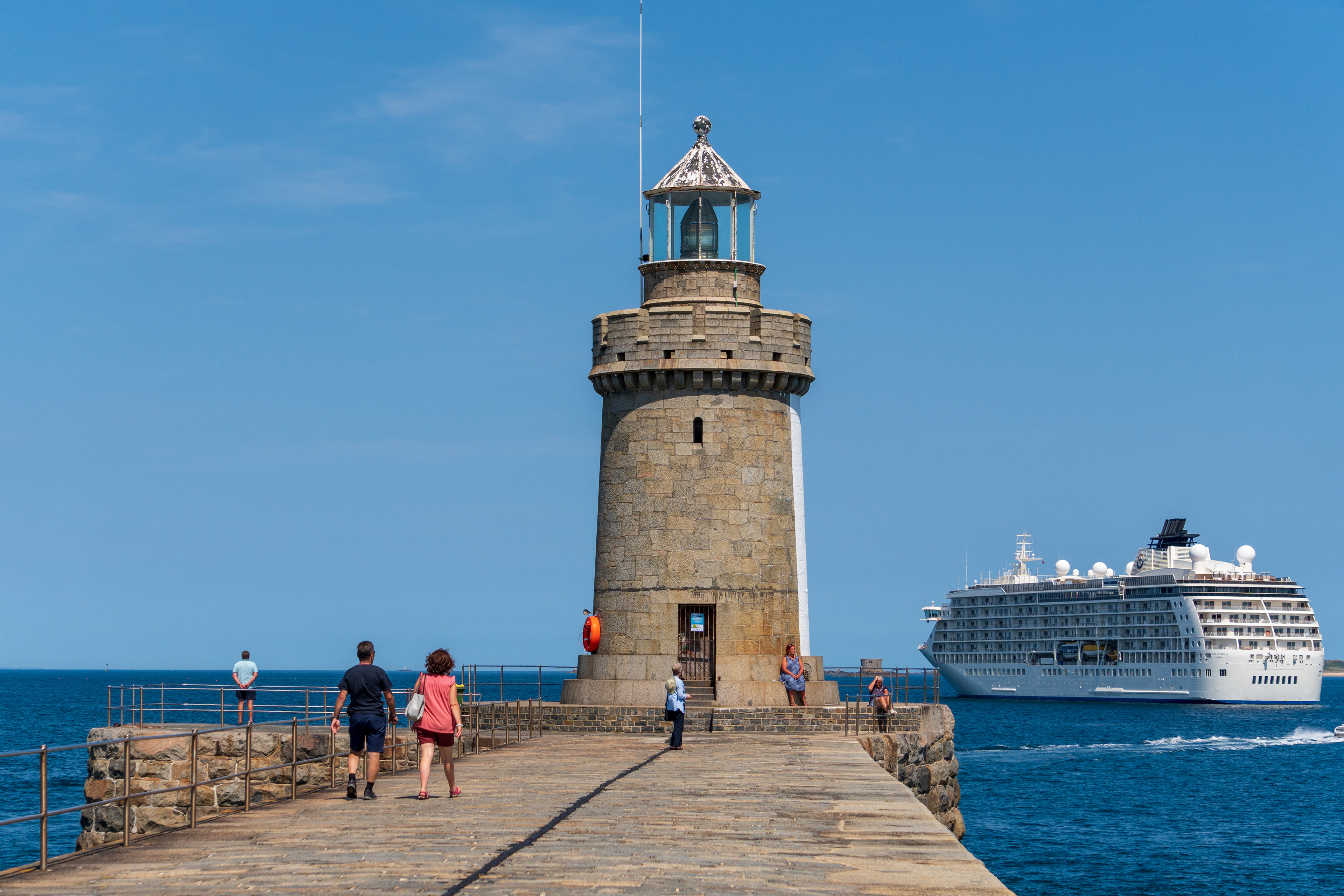 Guernsey Lighthouse summer