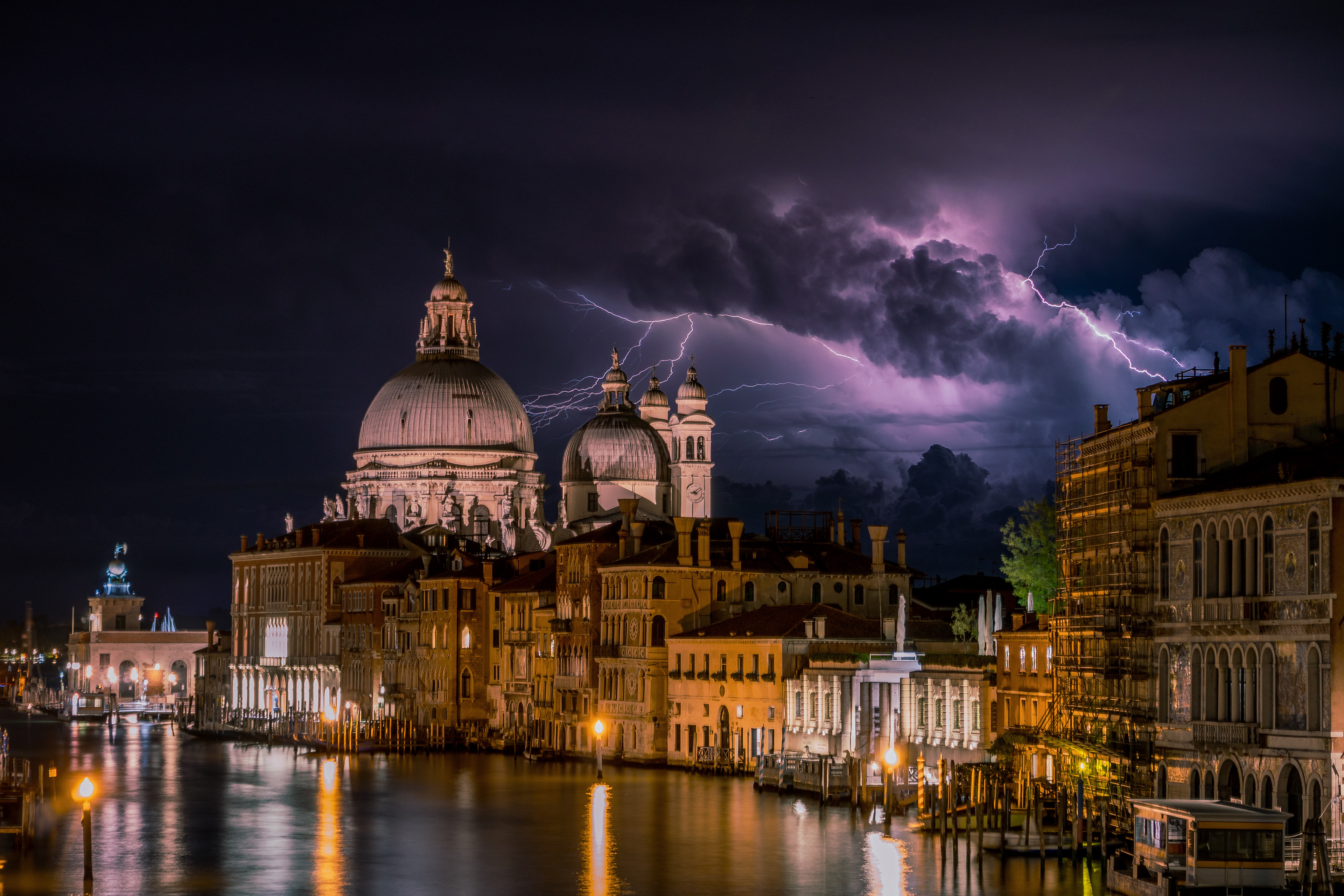 Venice lightning strikes
