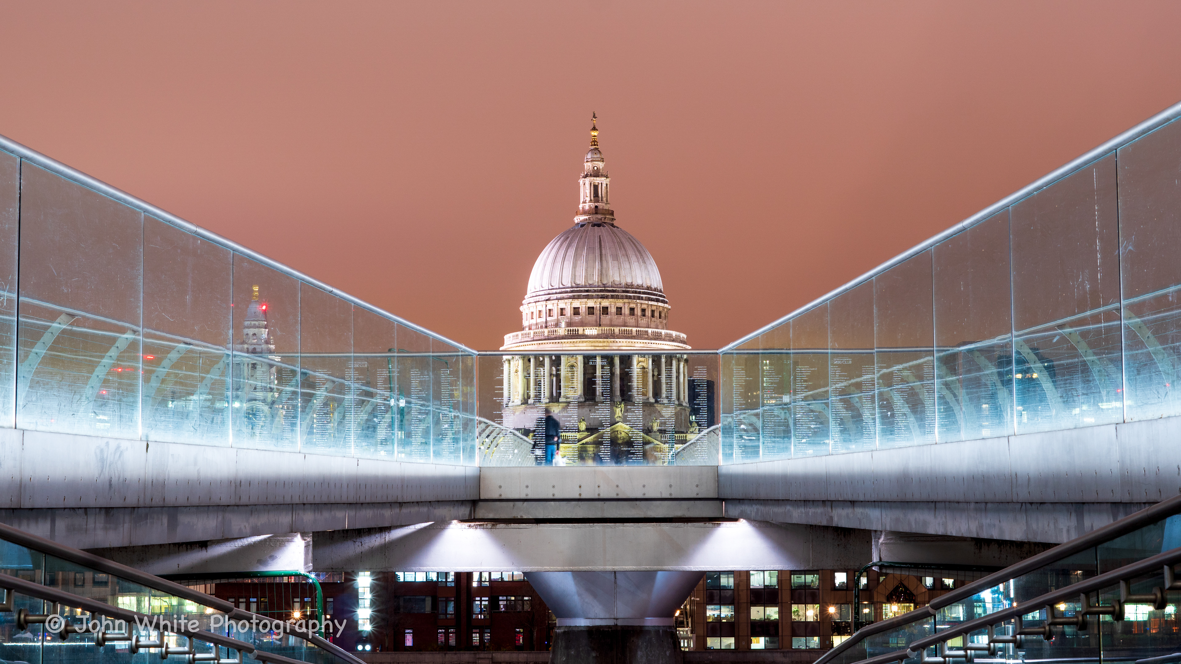 St Paul's red sky London