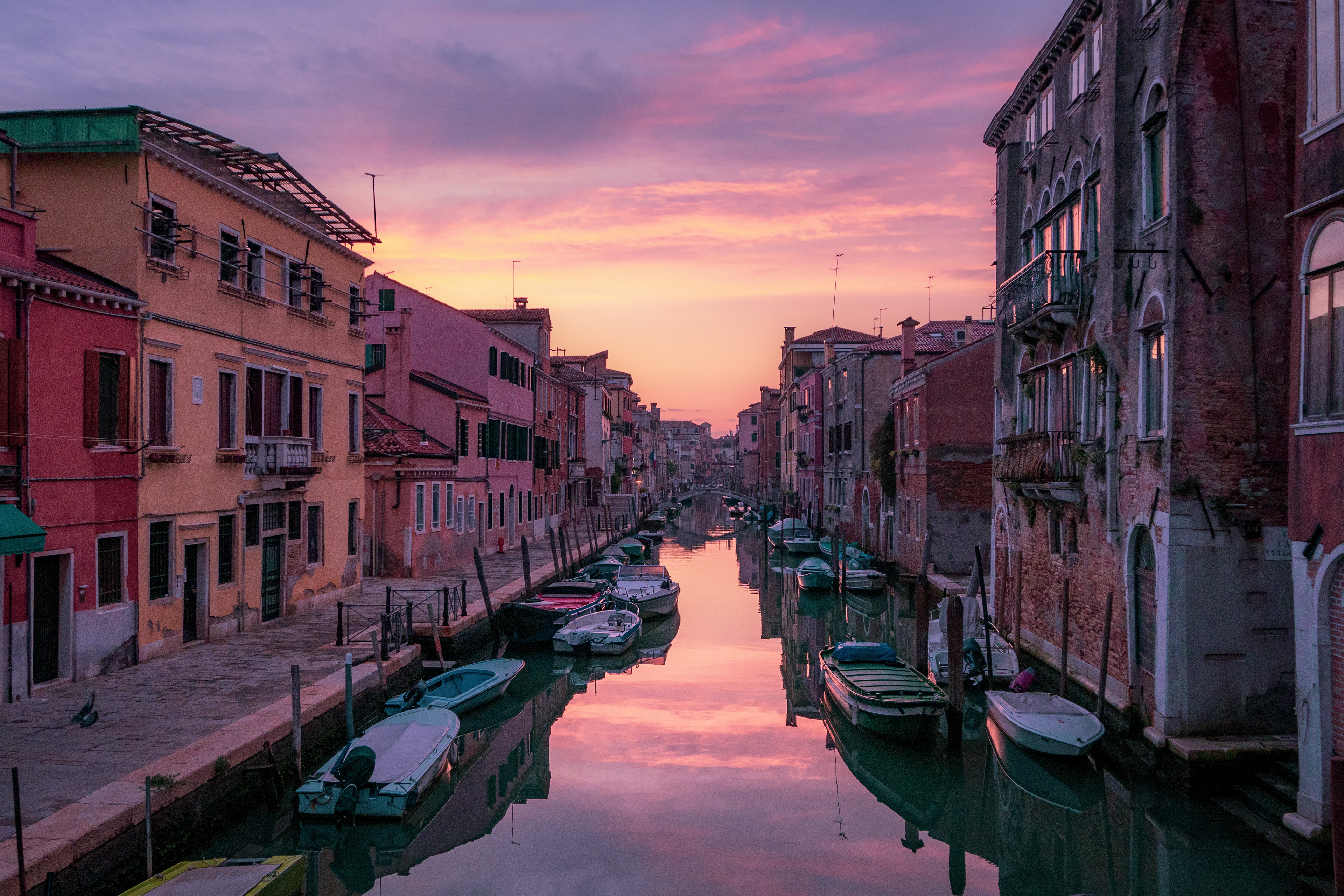 Sunrise in the Venice, Italy
