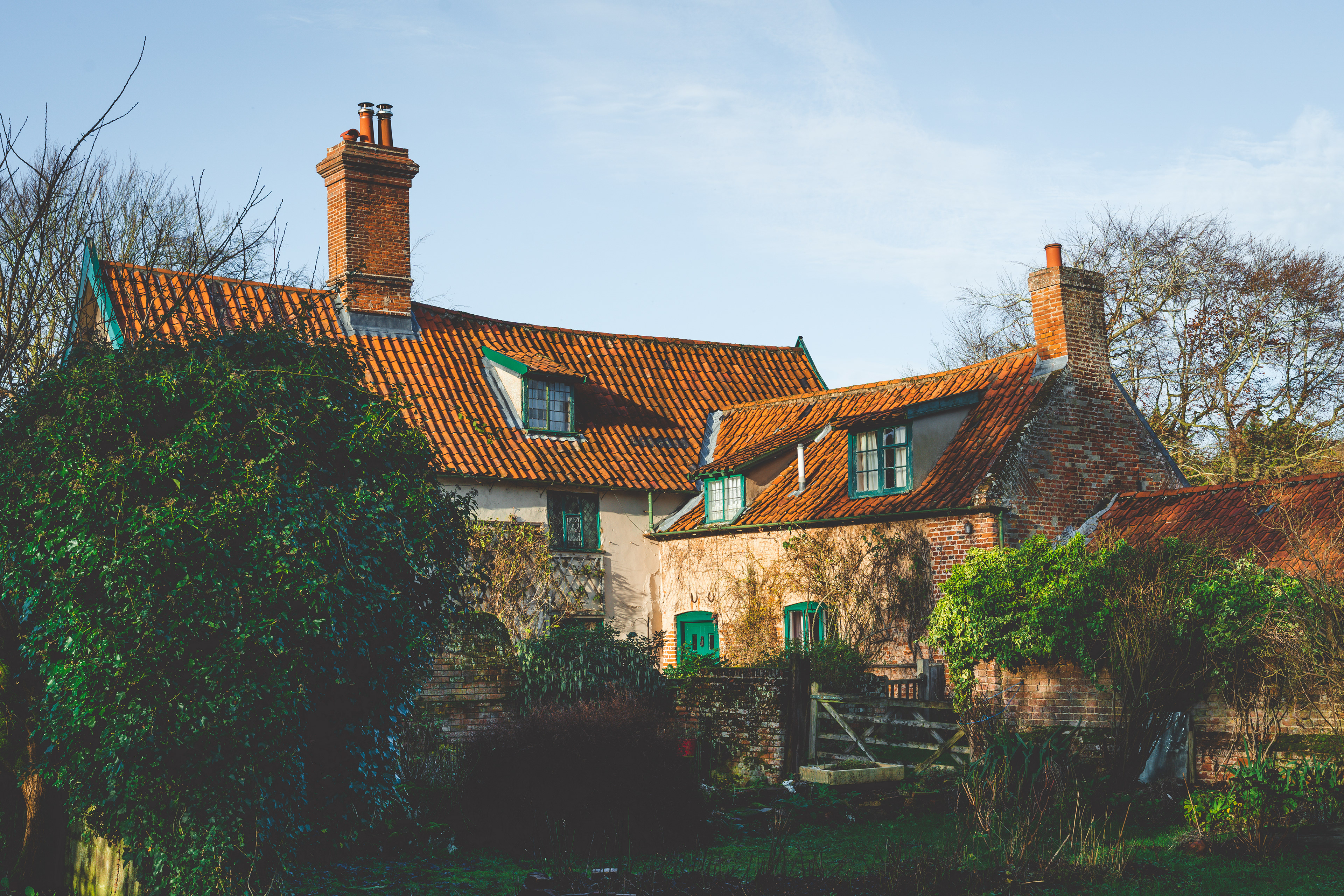 House in Norwich during Golden Hour