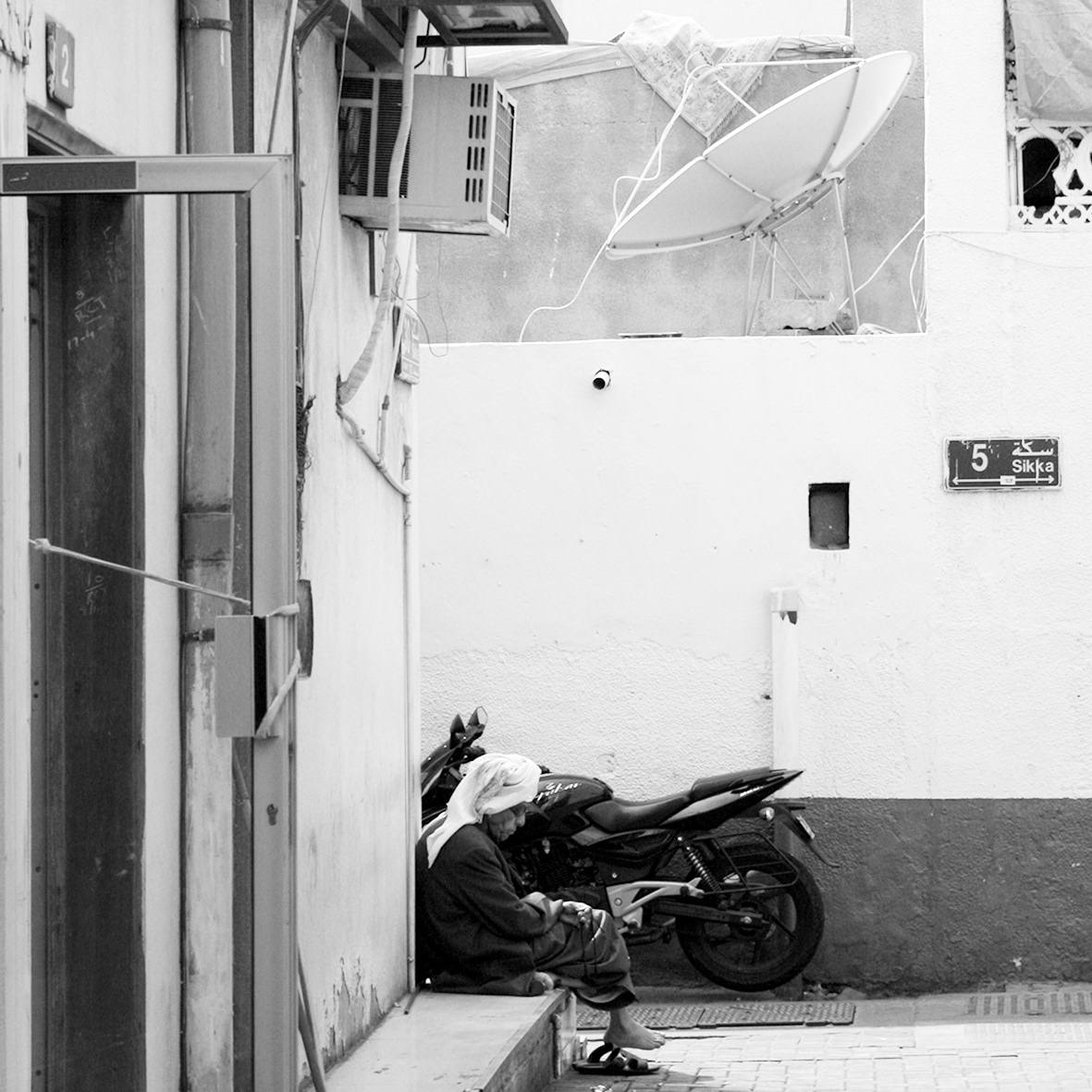 In the back streets of old Dubai