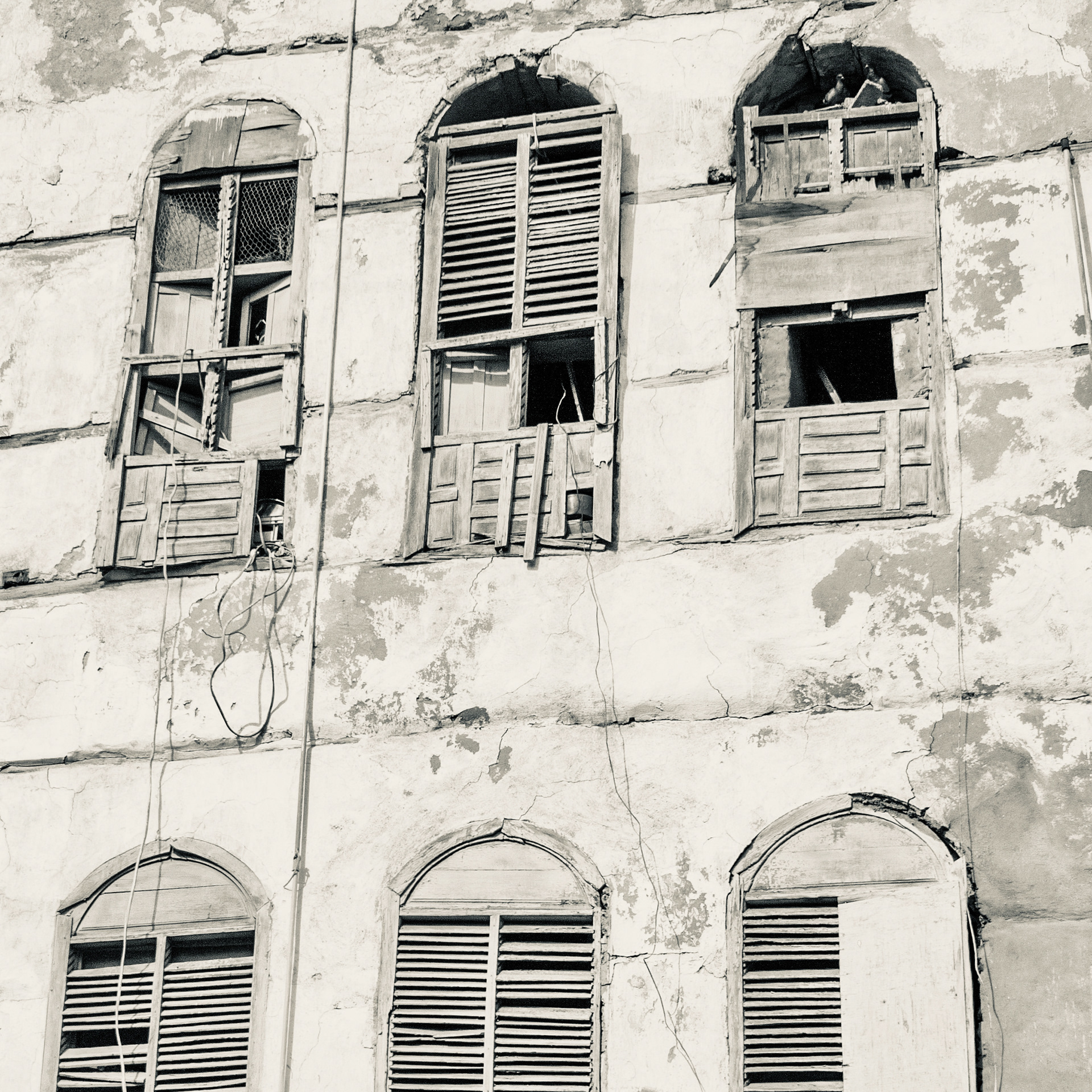Not sure if these shutters are keeping out much these days..