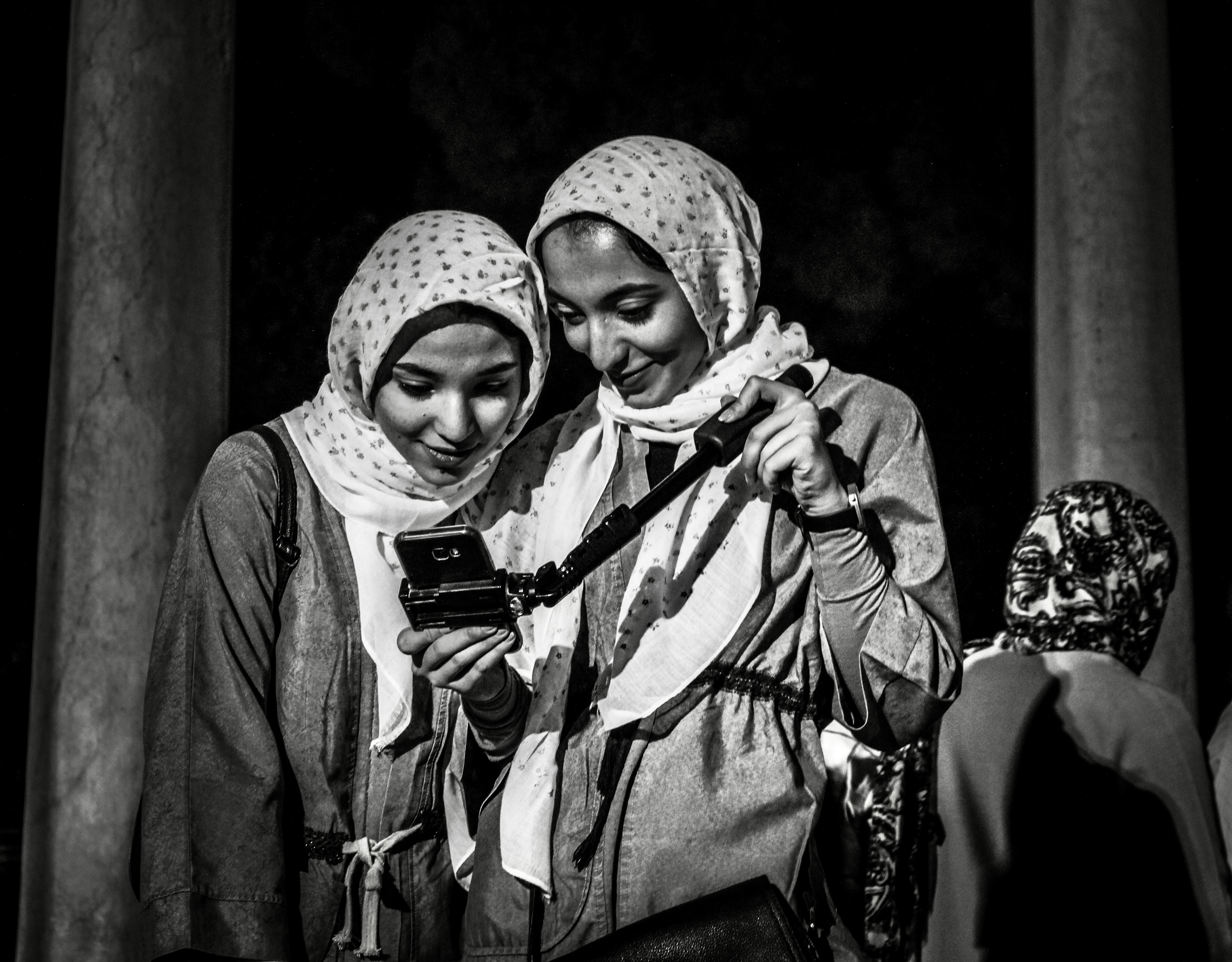 At the poets Hafez's shrine