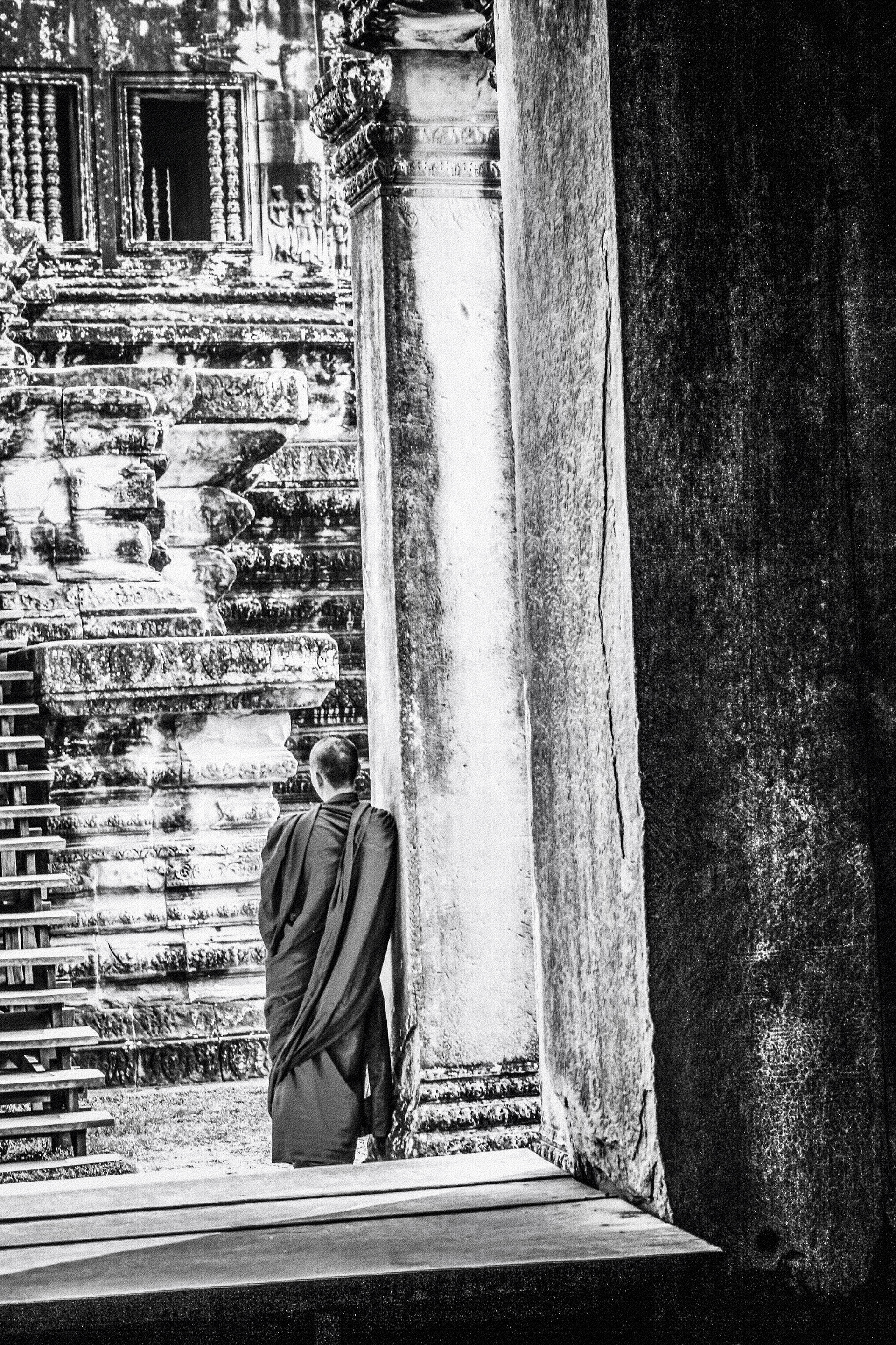 Monk at Angkor Wat