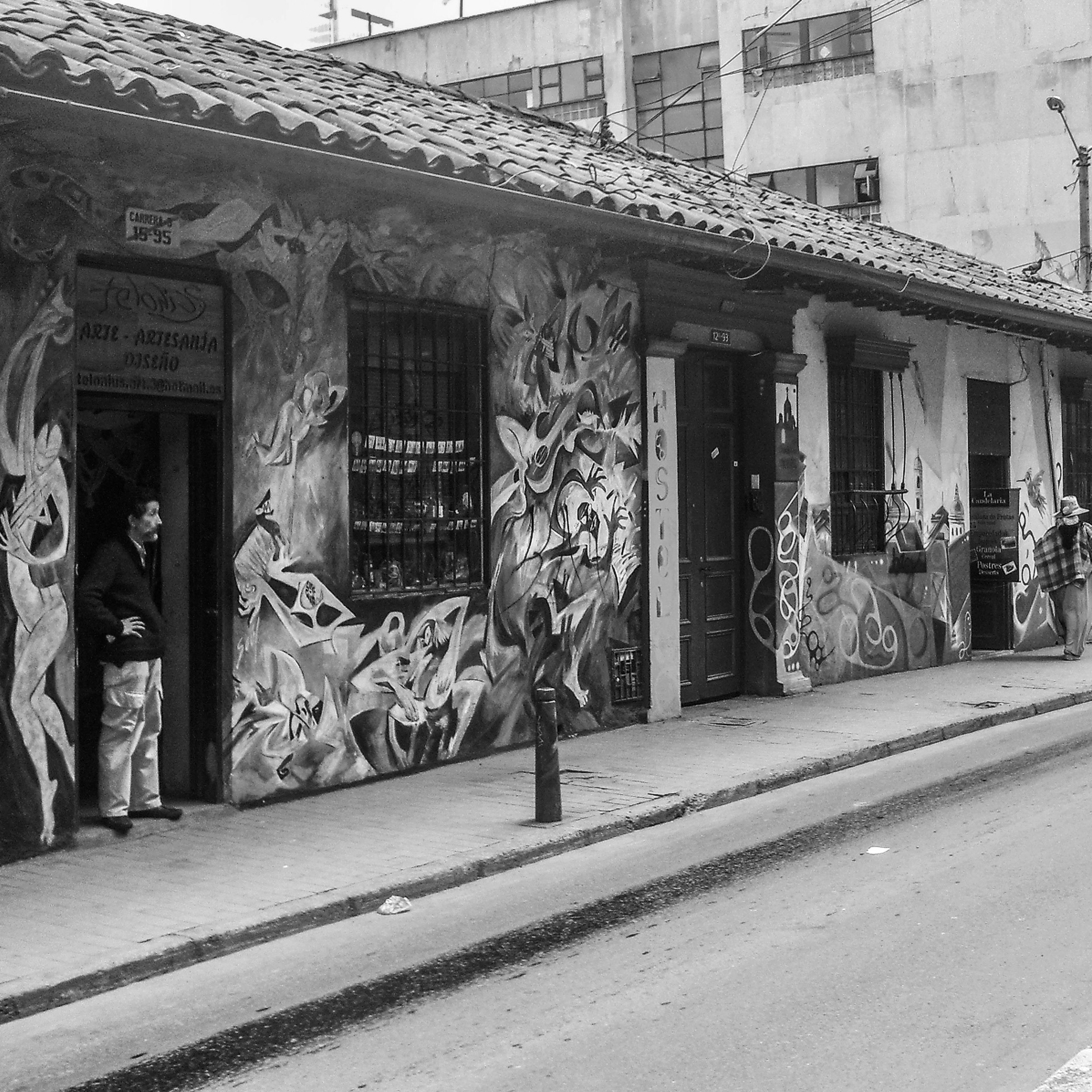 There are some wonderful murals around Bogota