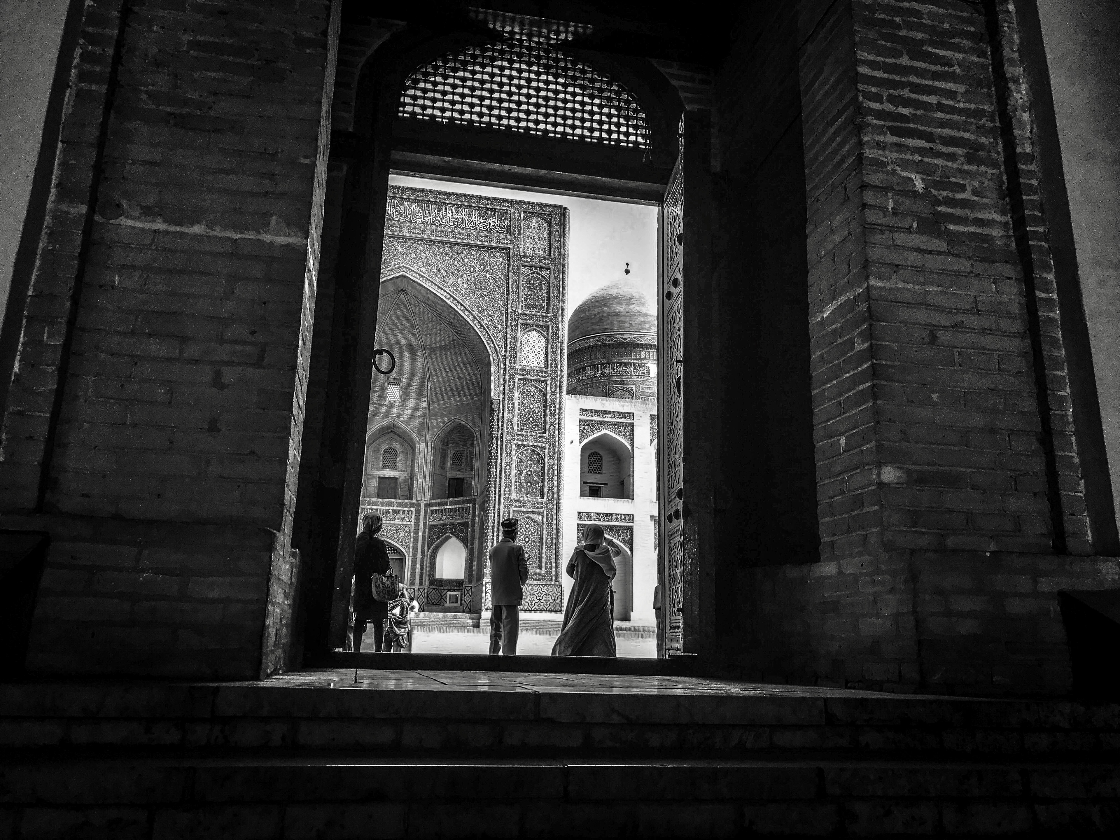 Looking back to the square from the mosque