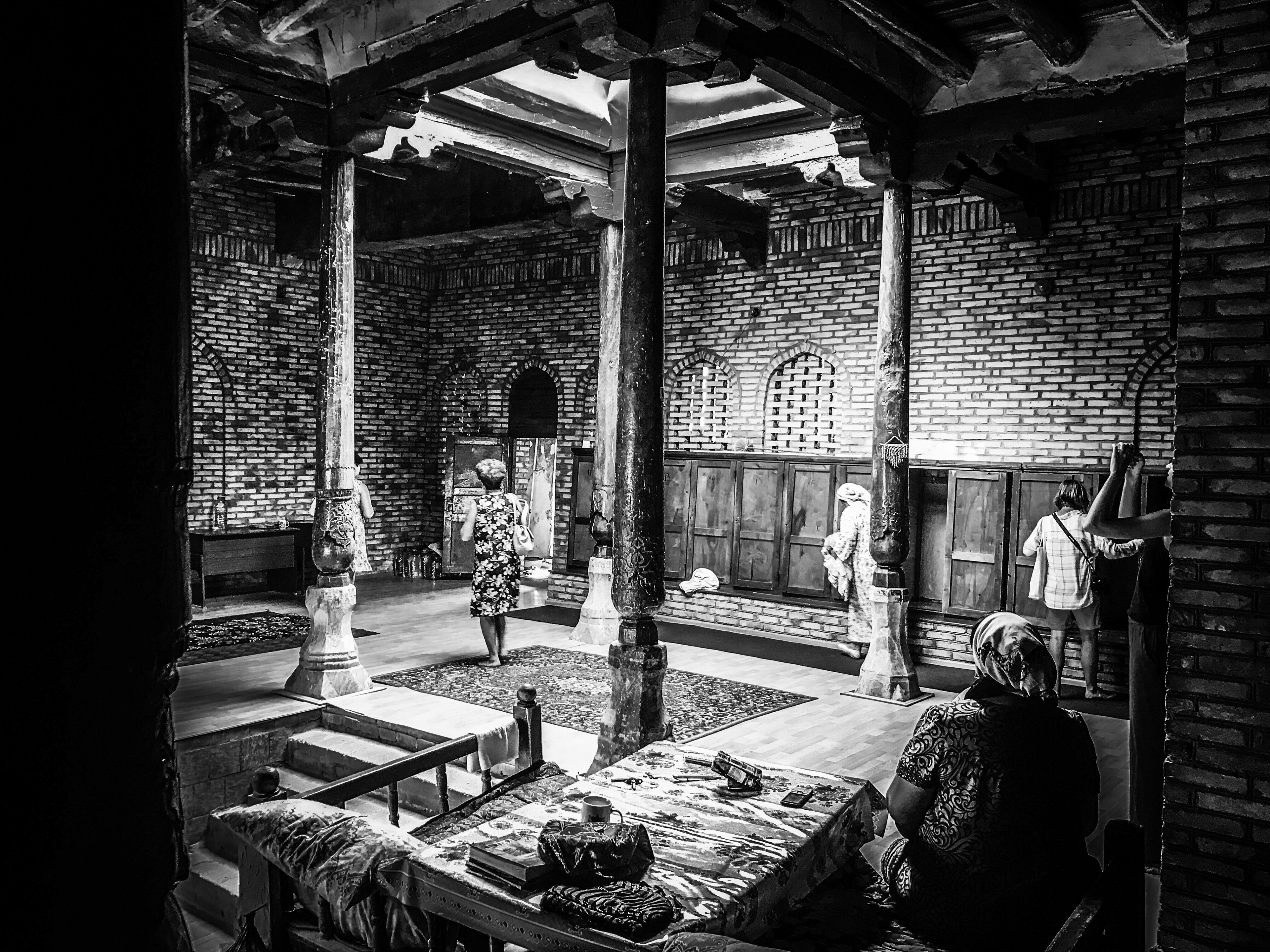 Inside one of the many bath houses, Bukhara