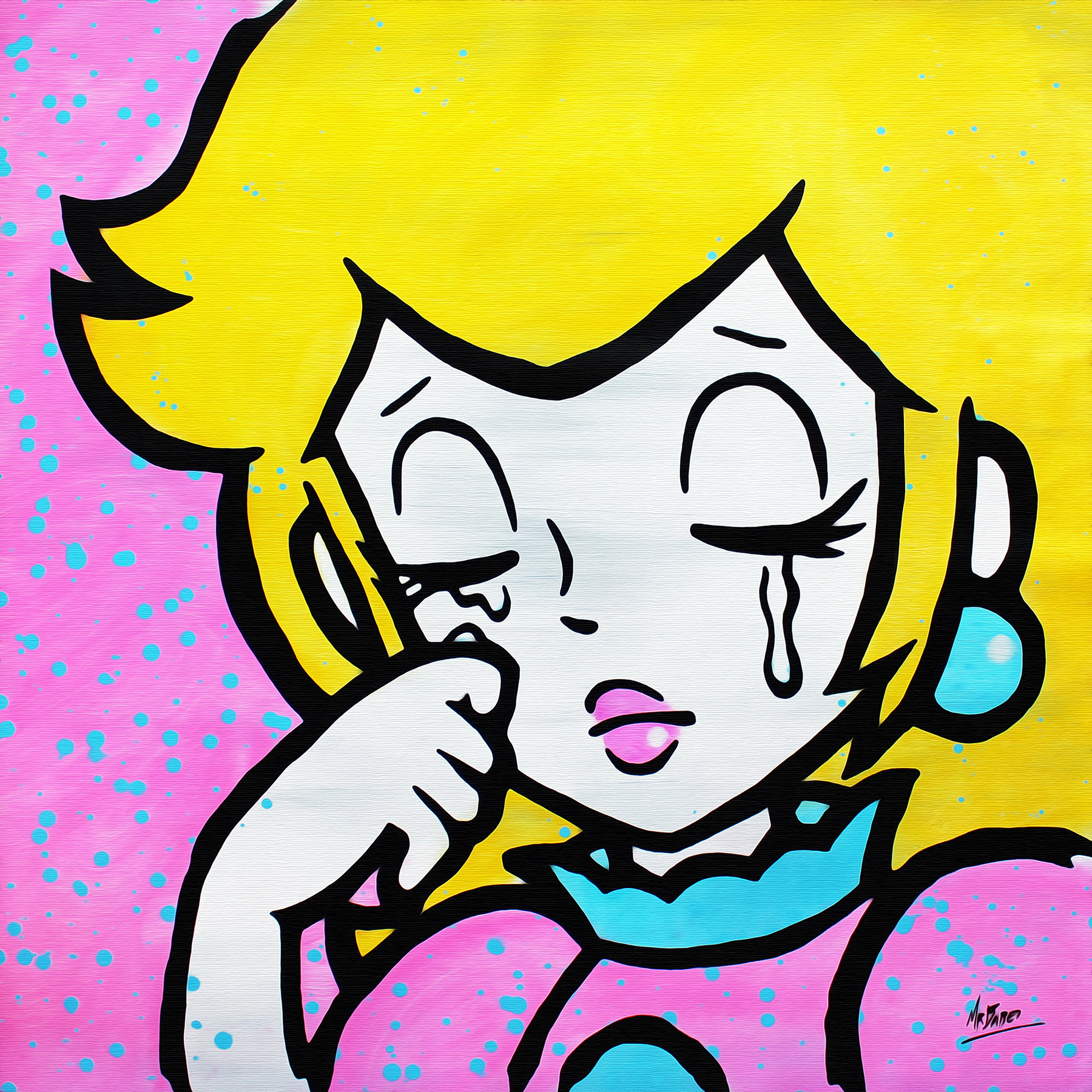 "Crying Princess Peach"