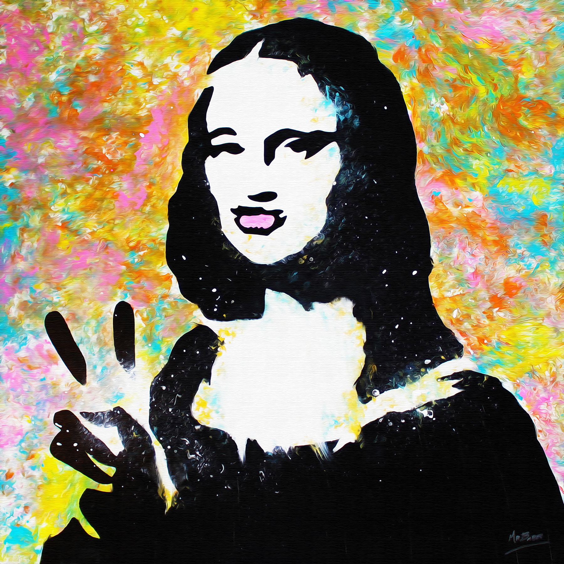 "Mona Lisa Duck Lips"