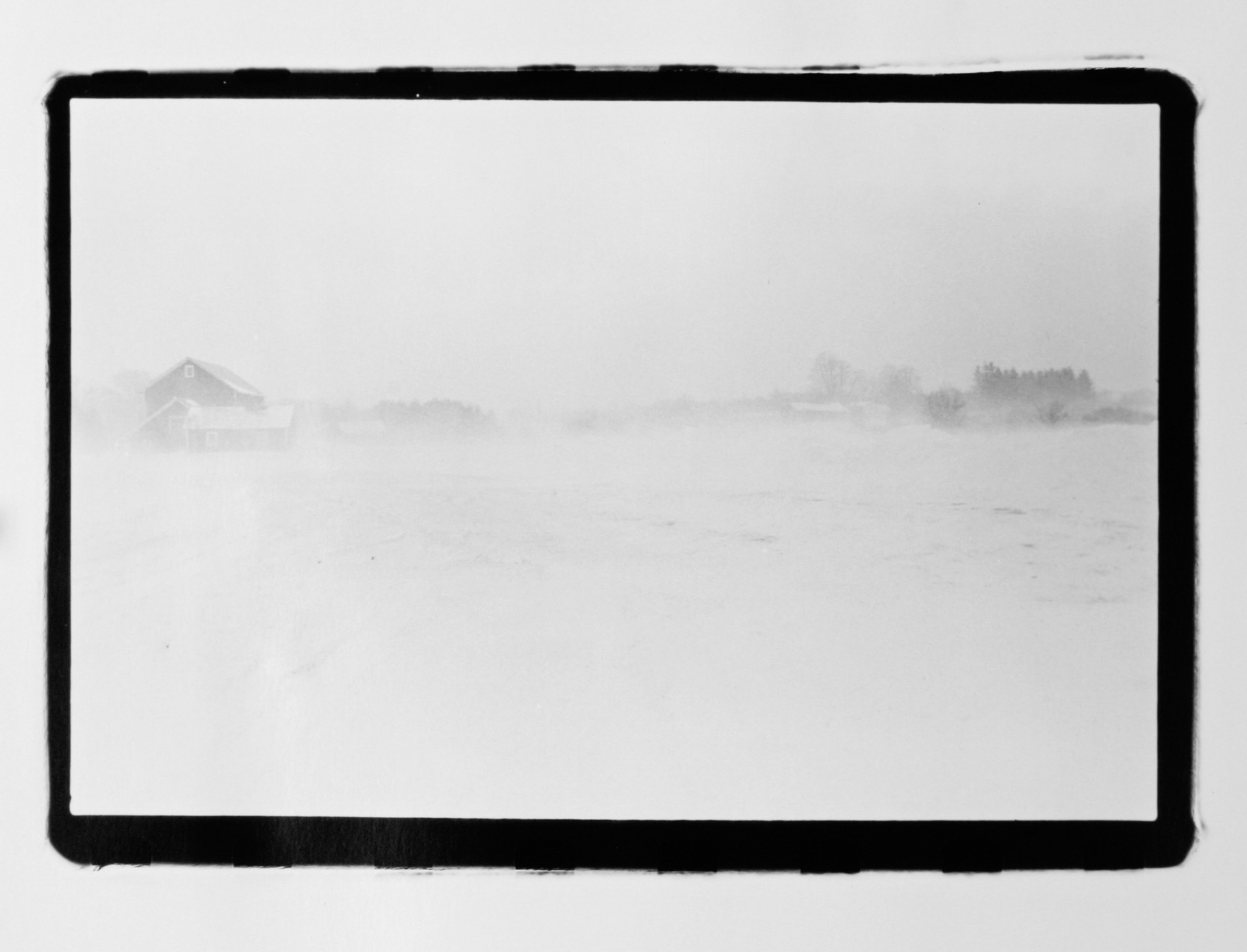 Snow Storm  ~20"w x 16"h