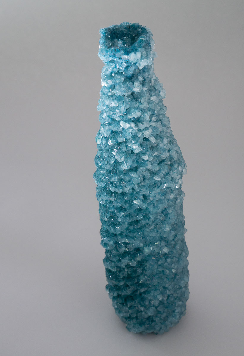 Teal ~13"h x 3" dia