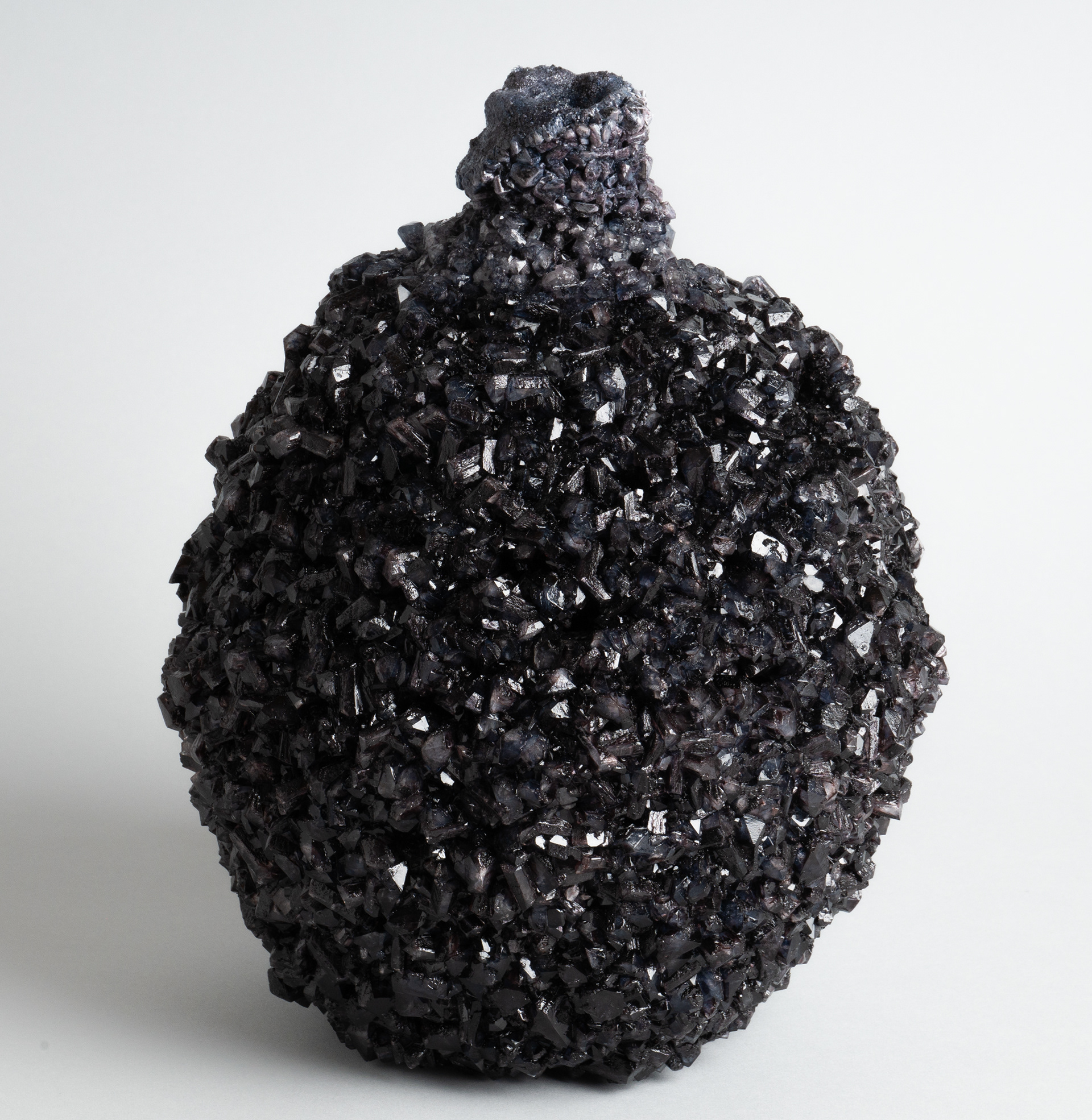 Black Vessel ~10"h x 9" dia