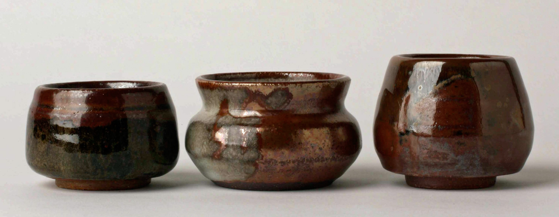 3 small cups ~2"h x 3.5"dia.