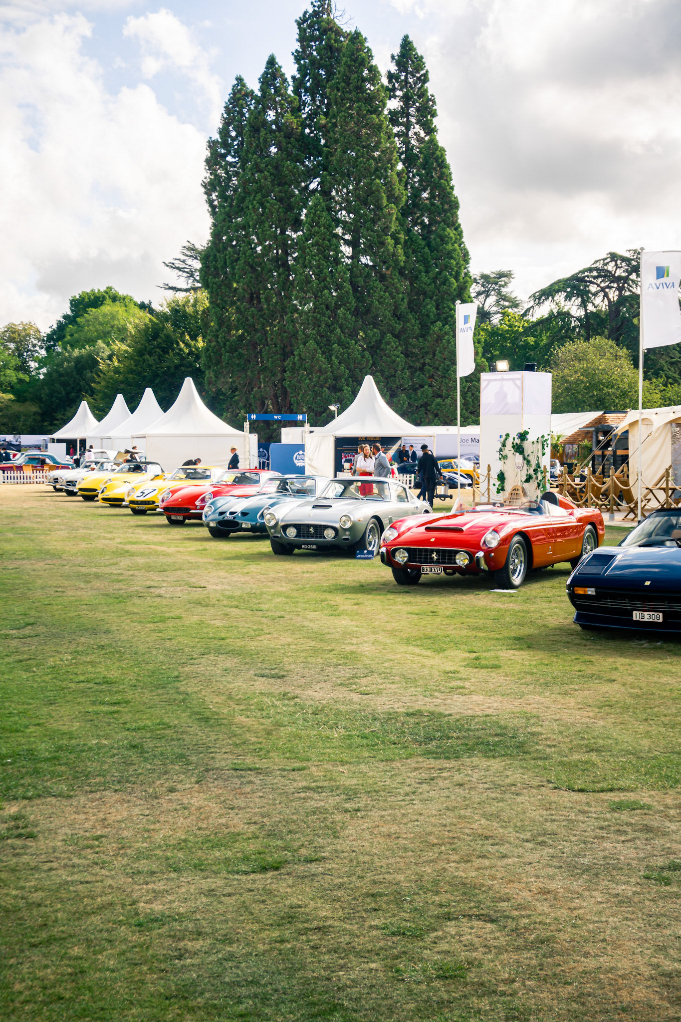 Insane Ferrari classics lineup