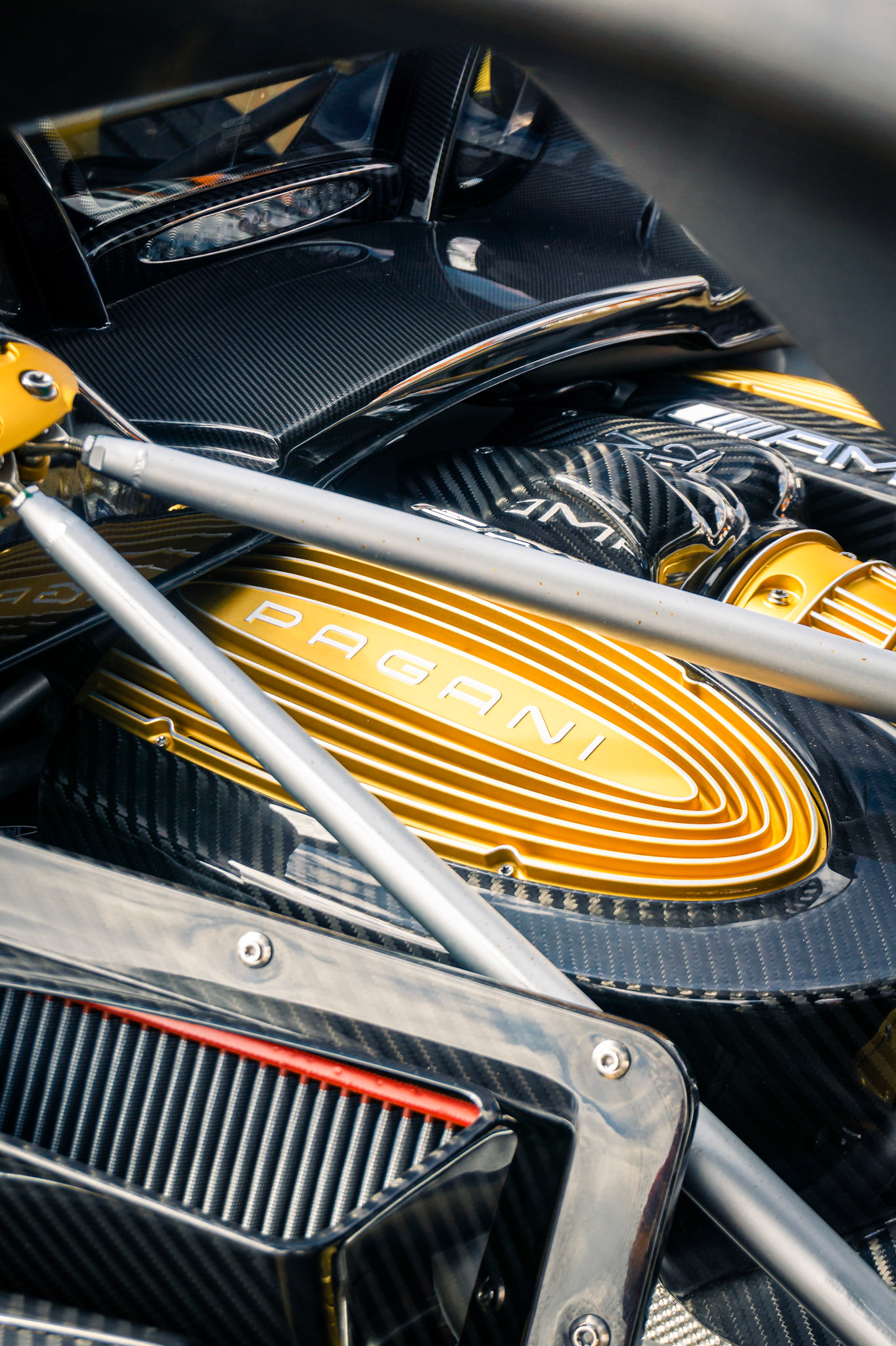 Pagani's fabled V12 engine engineered by Mercedes AMG